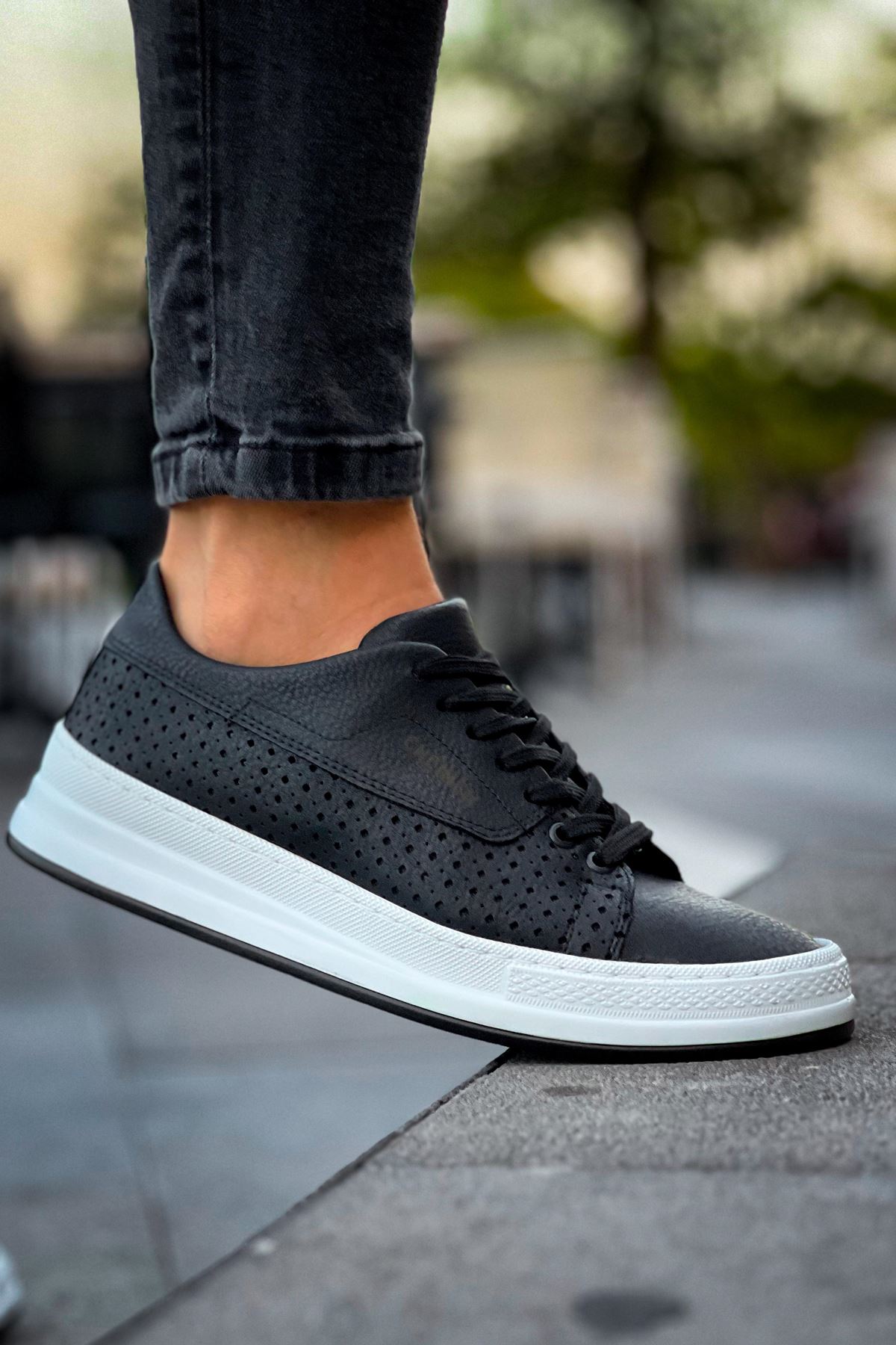 Bağcıklı Erkek Günlük Ayakkabı Siyah - Görsel 2