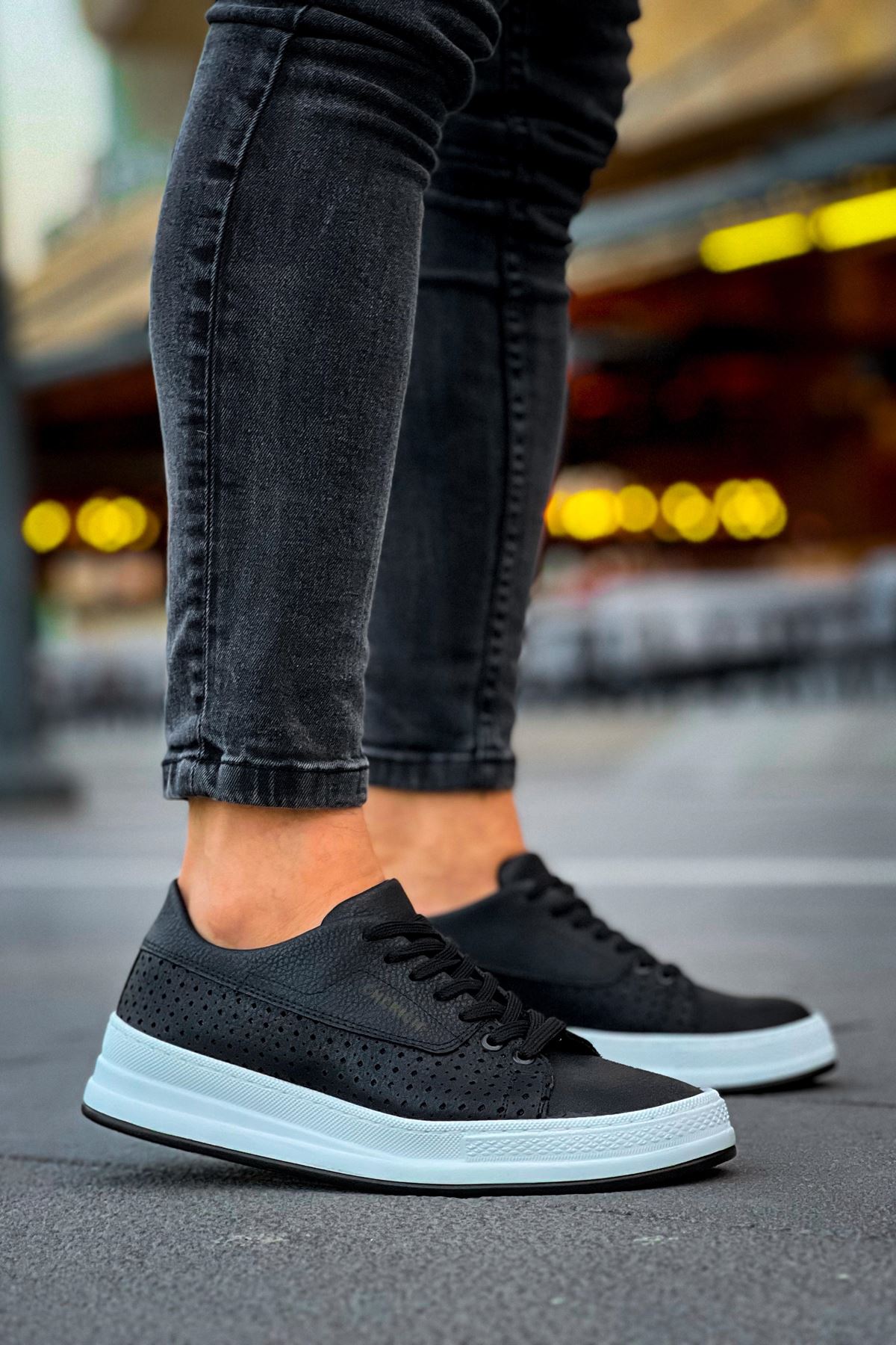 Bağcıklı Erkek Günlük Ayakkabı Siyah - Görsel 4