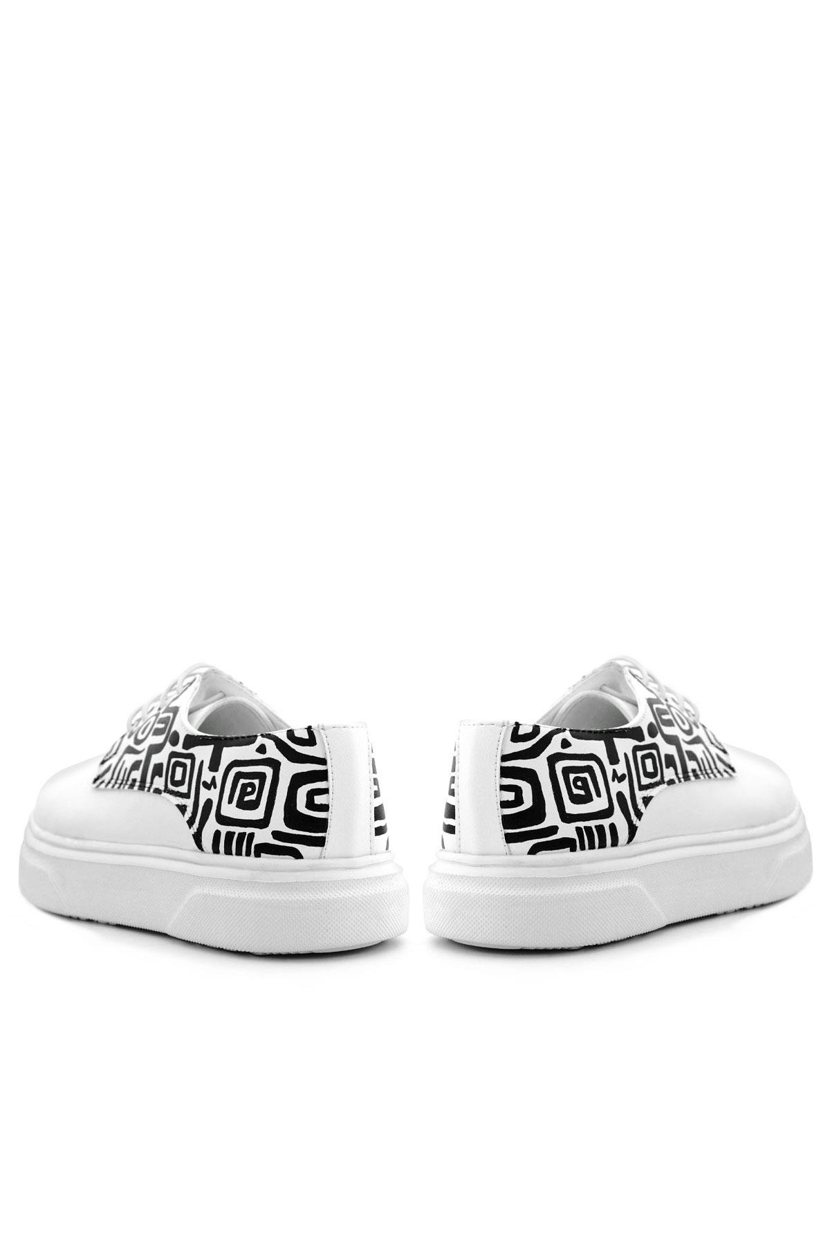 Tbons Özel Tasarım Derby Beyaz Cilt Çocuk Klasik Ayakkabı - Görsel 10