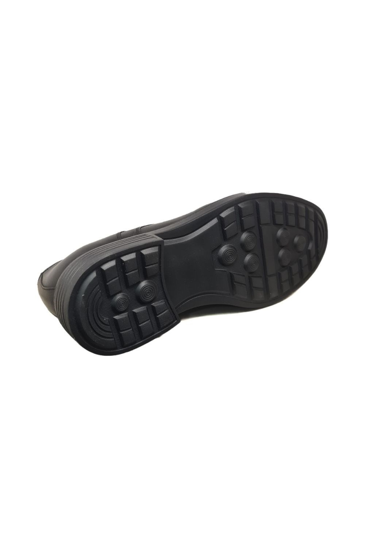 Bağcıklı Erkek Hakiki Deri Orta Croco Burun Kat Model Ökçeli EVA Taban Kundura BC-029-1-OEVA - Görsel 5