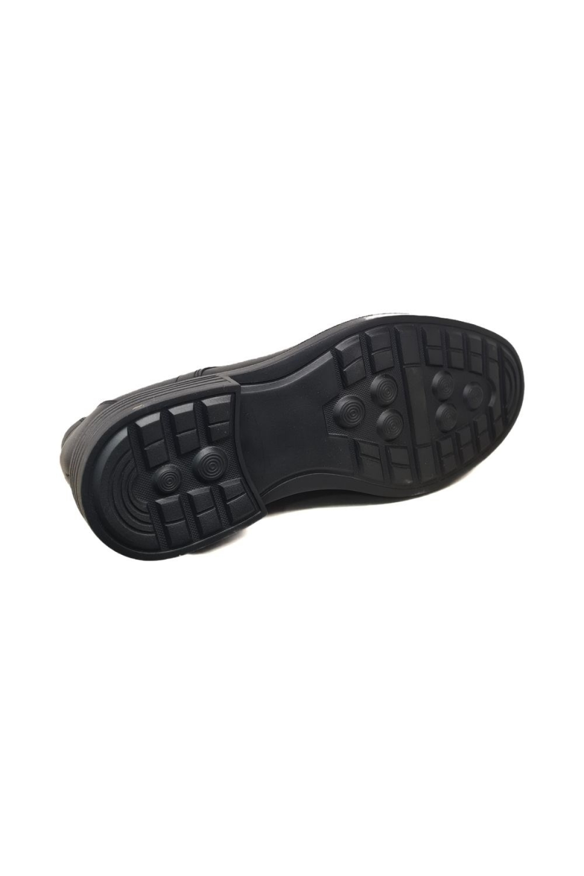 Bağcıklı Erkek Hakiki Deri Bilek Kısmı Lazer Baskılı Burun Kat Model Ökçeli EVA Taban Kundur - Görsel 5