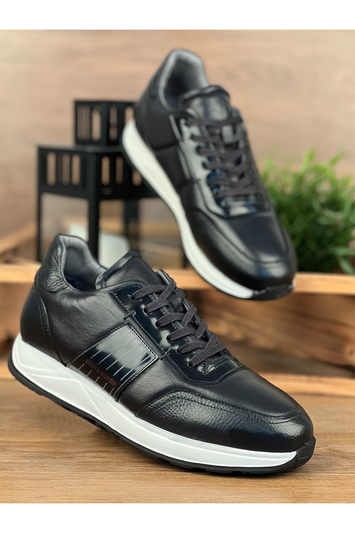 336078 Erkek Deri Ayakkabı Siyah - Görsel 2