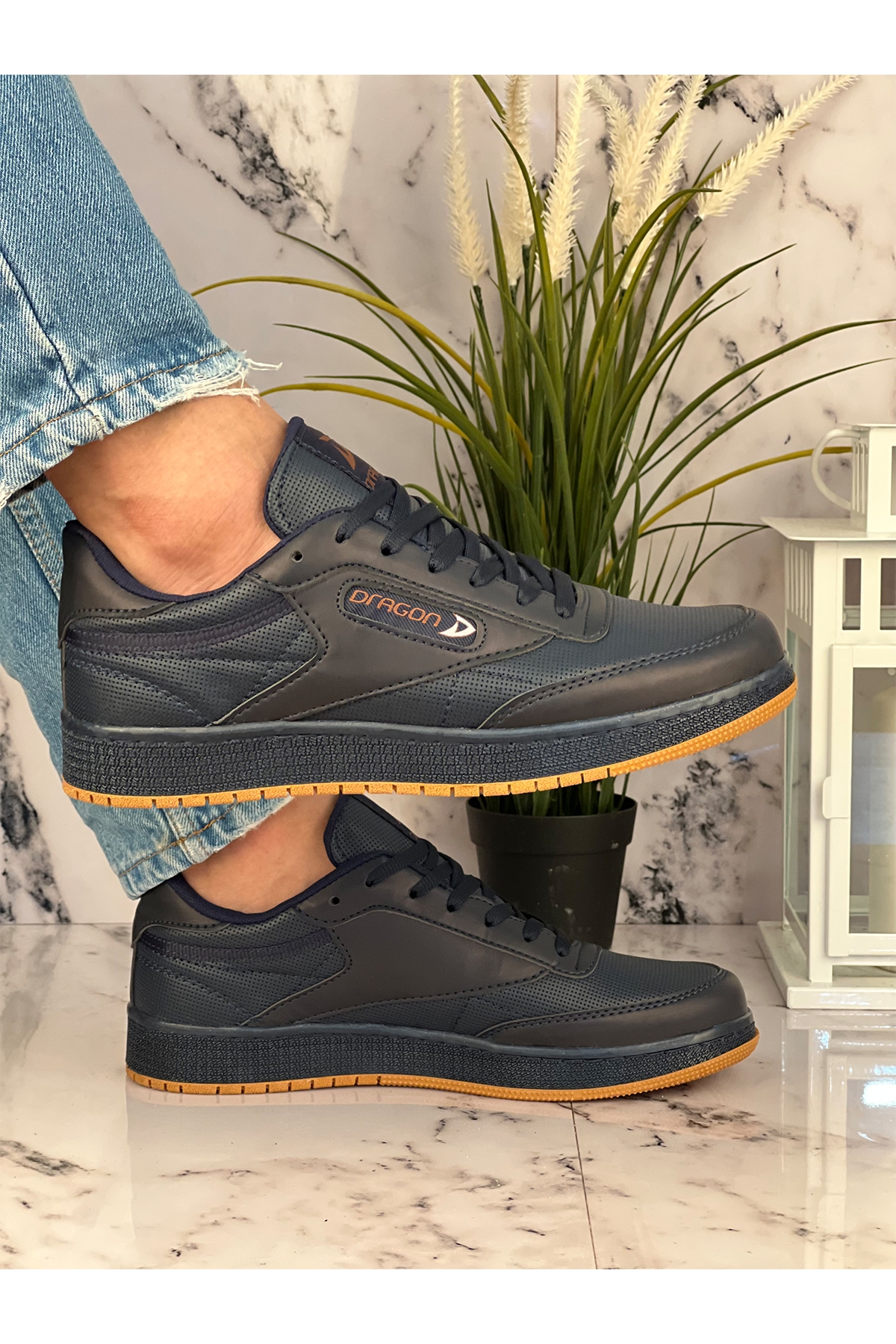 Dragon Erkek Mevsimlik Sneaker Ayakkabı Lacivert - Görsel 2