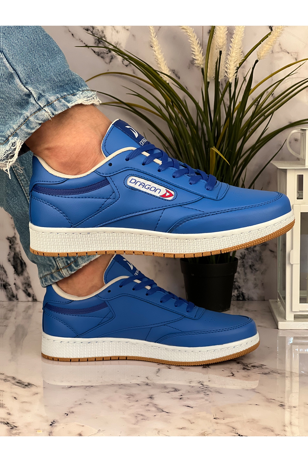 Dragon Erkek Mevsimlik Sneaker Ayakkabı Mavi - Görsel 2