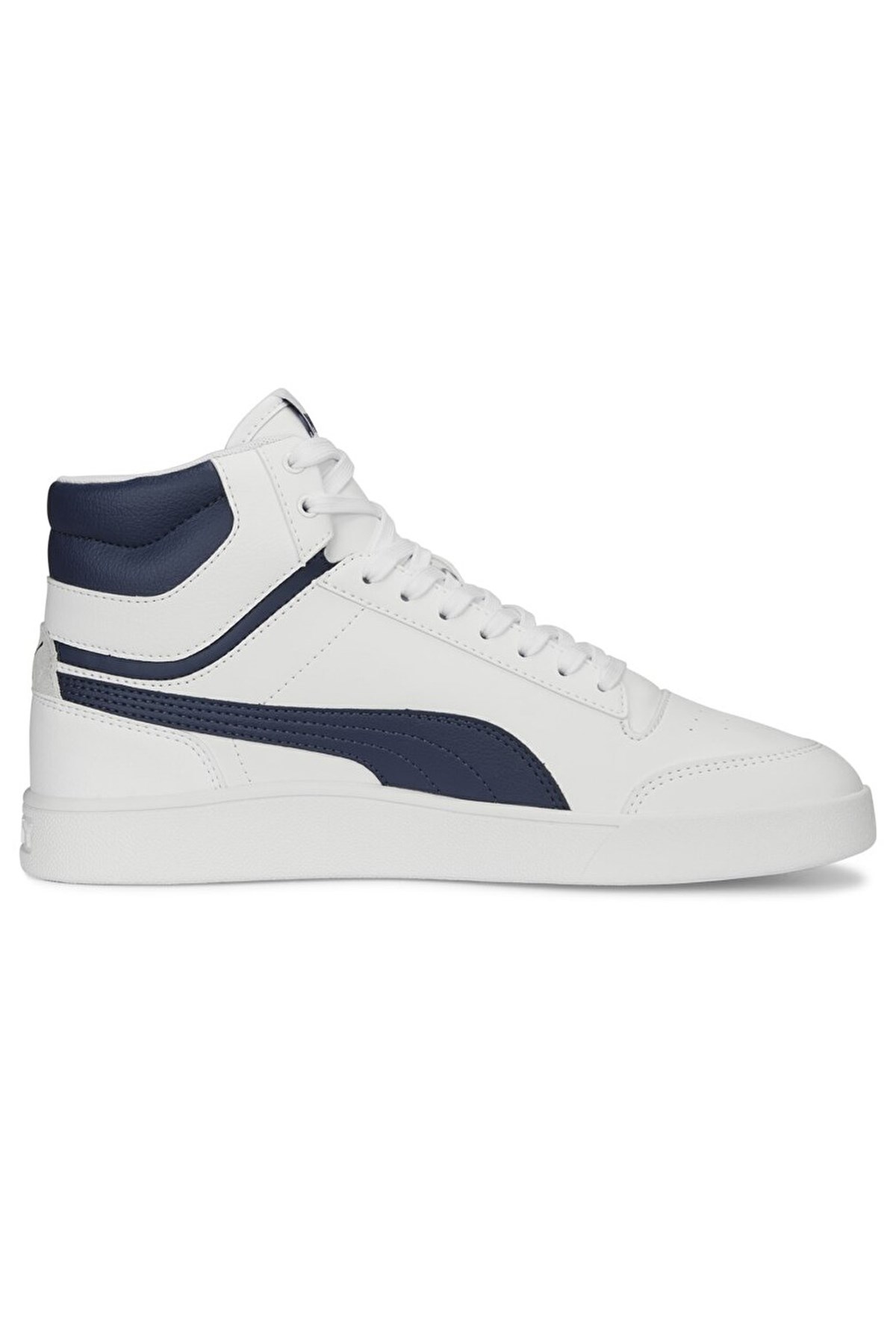 Puma Puma Beyaz Shuffle Mid Unisex Spor Ayakkabı Sneaker | Flo Beyaz - 3. görsel