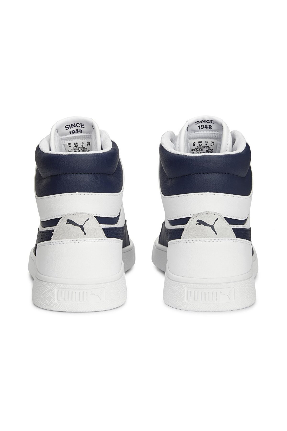 Puma Puma Beyaz Shuffle Mid Unisex Spor Ayakkabı Sneaker | Flo Beyaz - 5. görsel