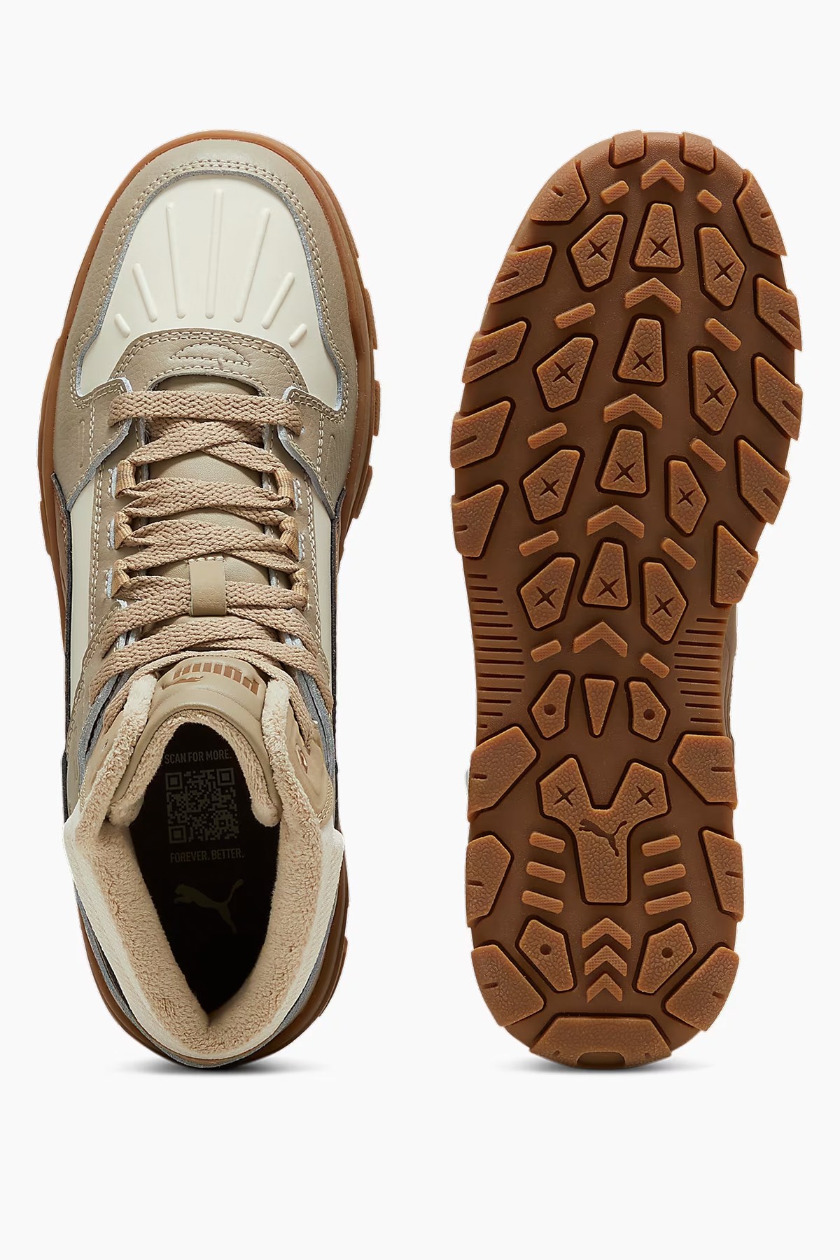 Puma Puma Bej Rebound Abrupt Wtr Erkek Spor Ayakkabı Sneaker | Flo Bej - 7. görsel