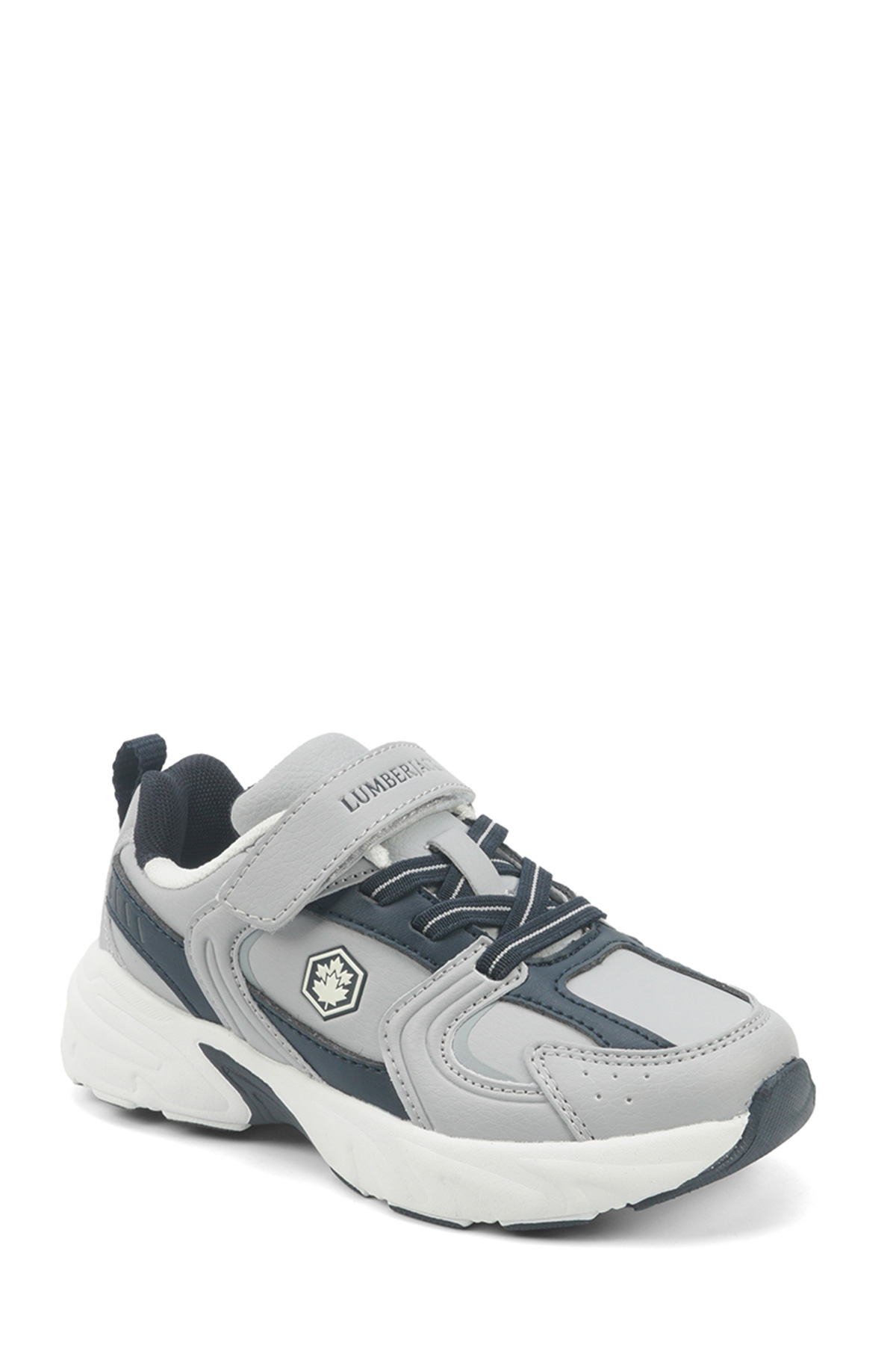 POLITA PU 5PR Gri Erkek Çocuk Spor Ayakkabı - Görsel 3