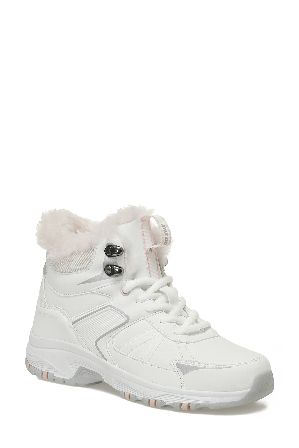 LODIE PU HI W 5PR Beyaz Kadın Kürklü Bot - Görsel 3