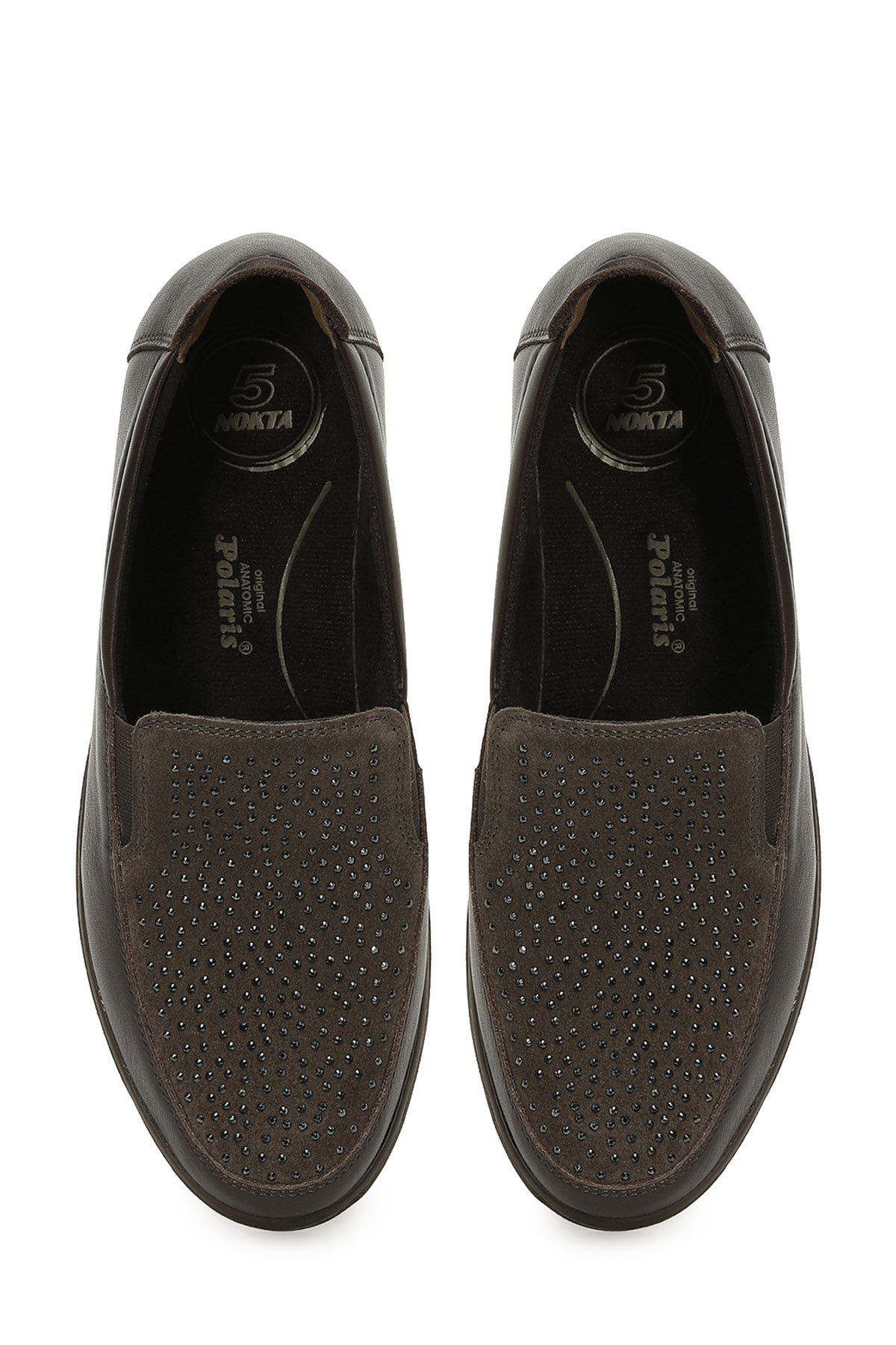 105636.Z5PR Kahverengi Kadın Dolgu Ayakkabı - Görsel 5