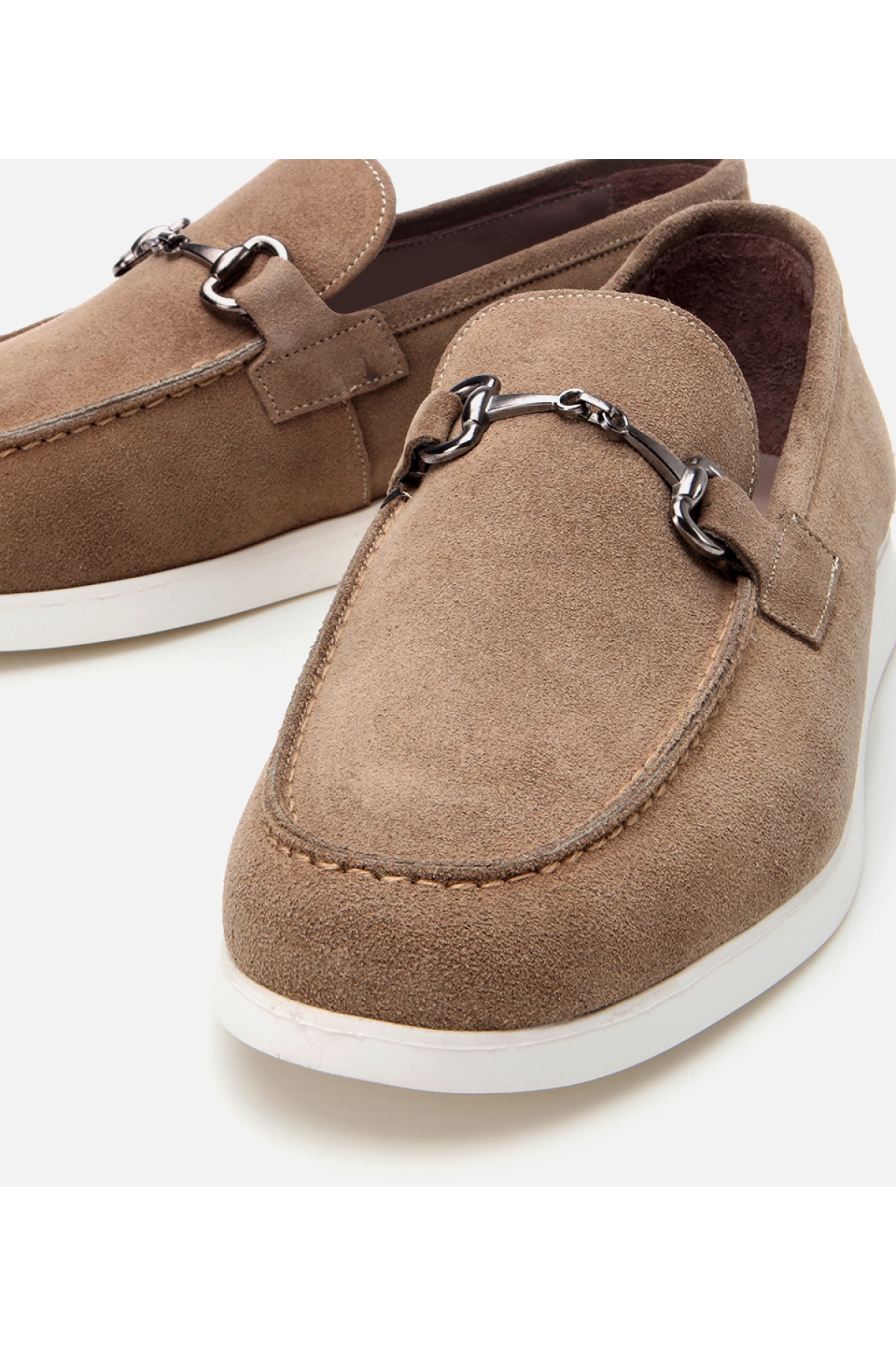 Hotiç Lacivert Hotiç Süet Deri Erkek Toka Detaylı Günlük Loafer