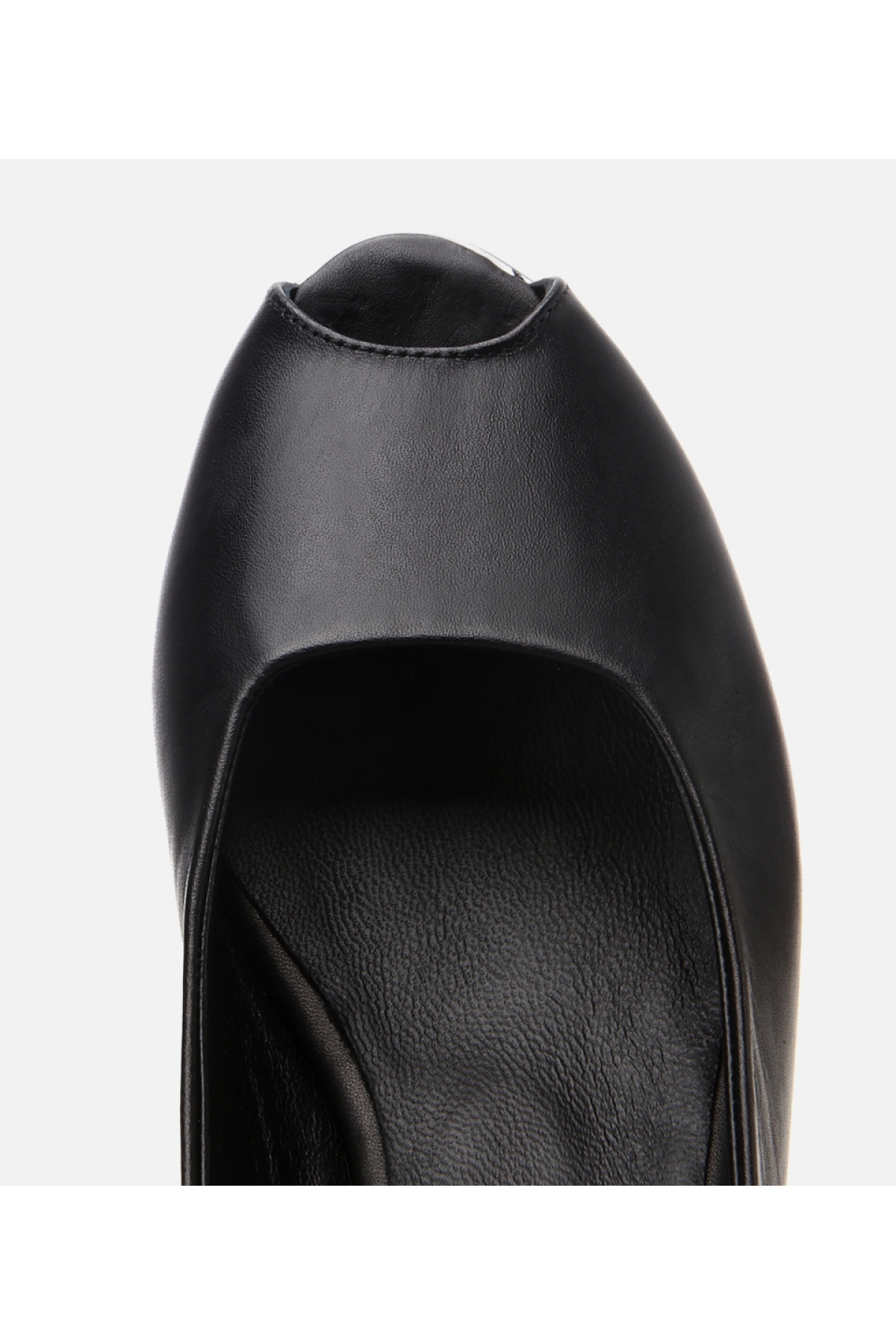 Hotiç Siyah Hotiç Hotiç Deri Kadın Tokalı Dolgu Topuklu Sandalet