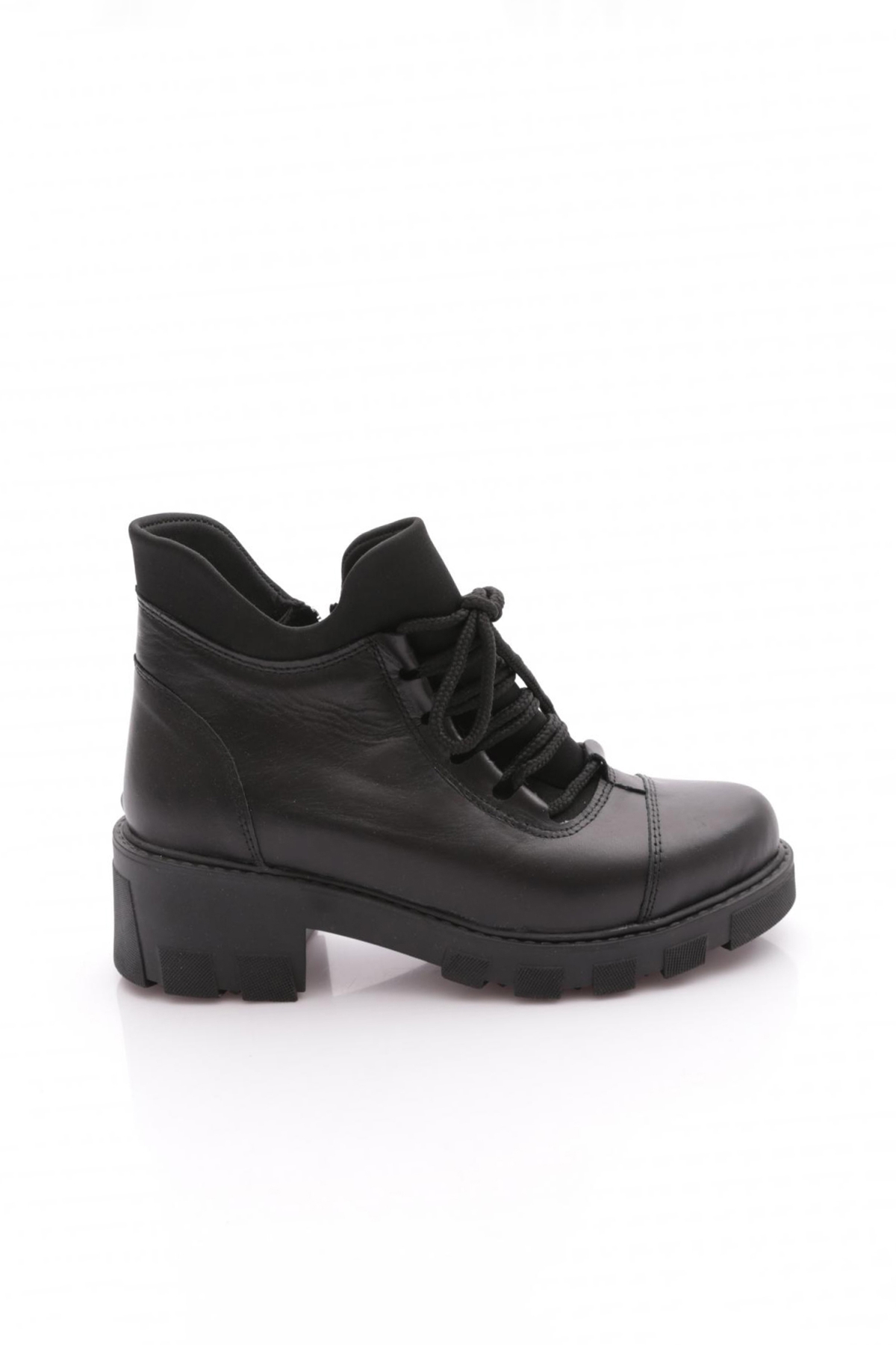 Dgn Dgn Siyah Madrit-02K Kadin 22K Bağcikli Bilek Bot | Flo Siyah - 2. görsel