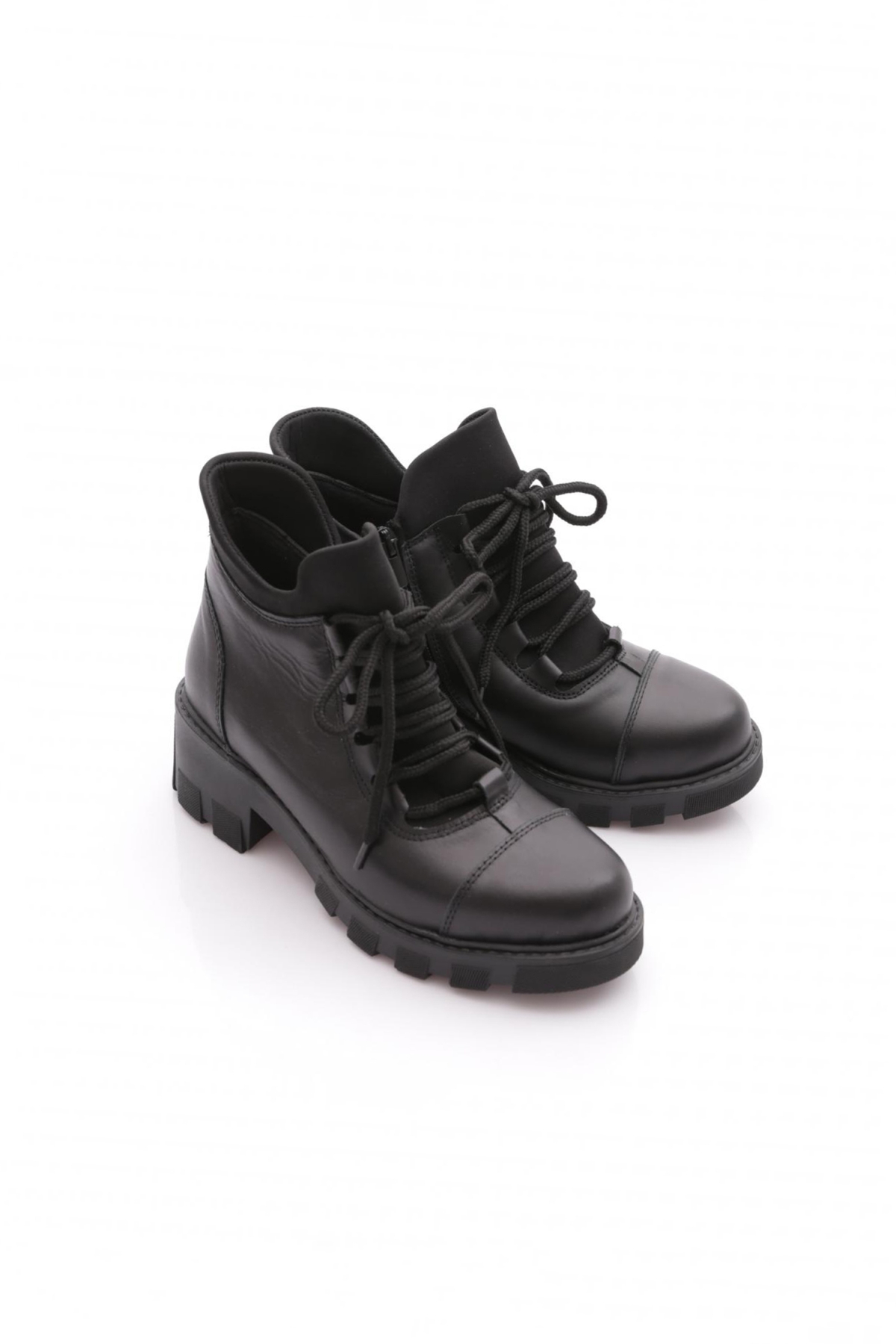 Dgn Dgn Siyah Madrit-02K Kadin 22K Bağcikli Bilek Bot | Flo Siyah - 3. görsel