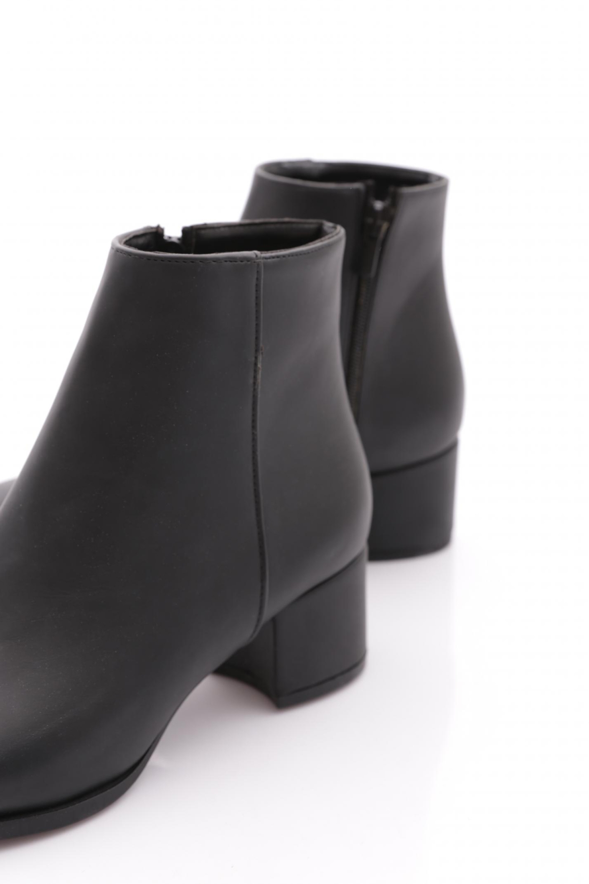 Dgn Dgn Siyah Si-07K Kadin 22K Sivri Burun Topuklu Bilek Bot | Flo Siyah - 5. görsel