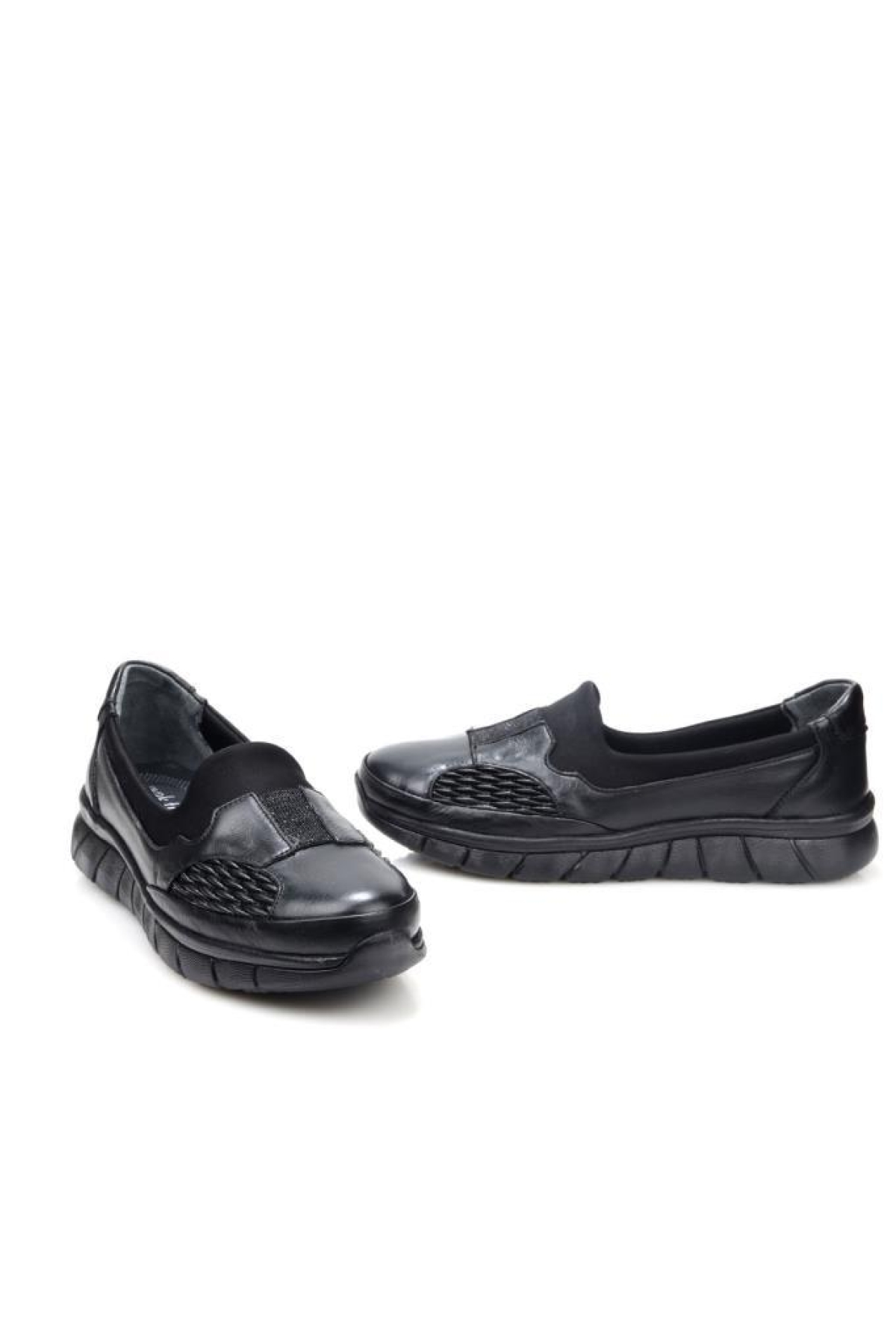 Trendi 4217 Ortopedik Kadın Deri Günlük Ayakkabı - Görsel 4