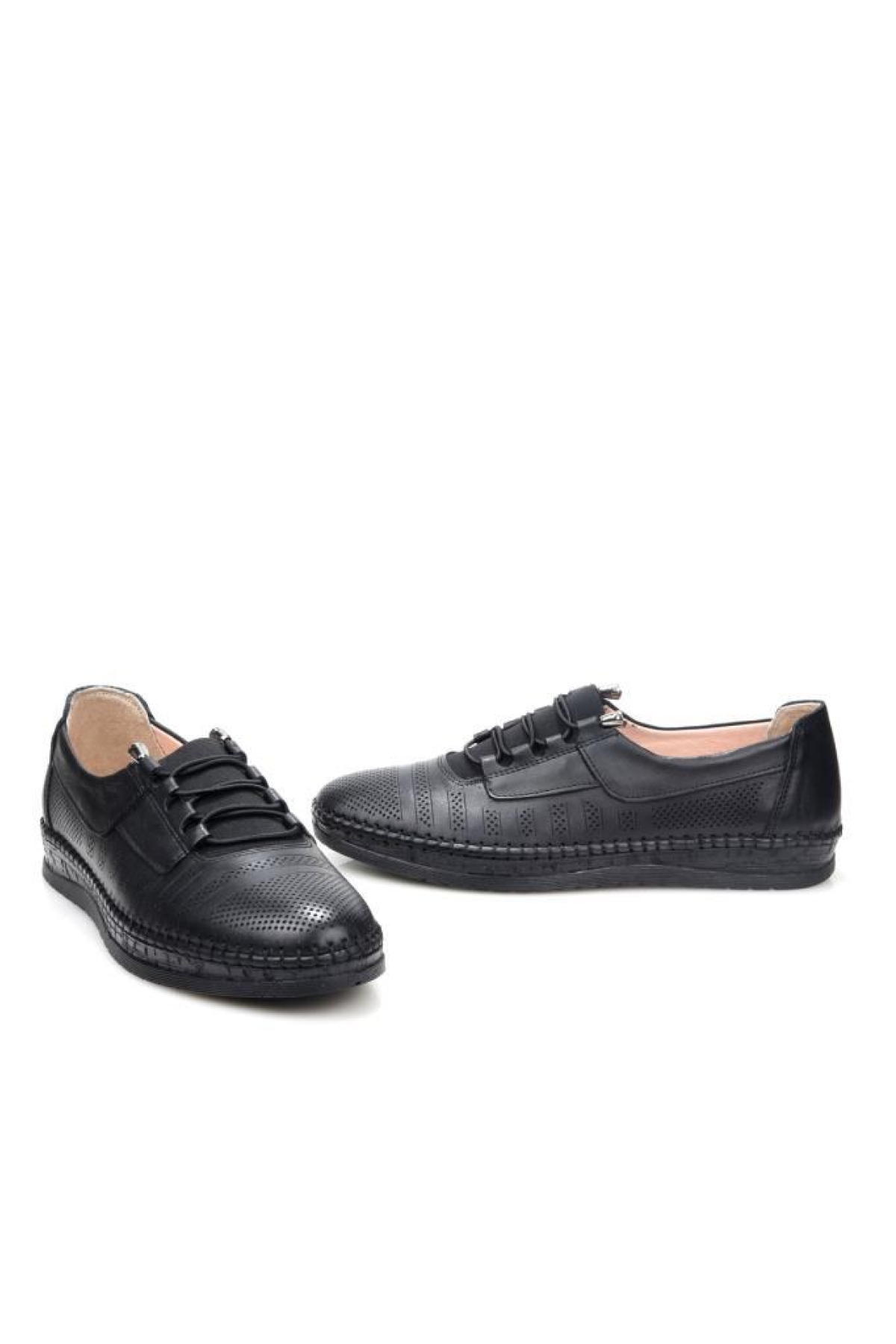 Trendi 203 Ortopedik Kadın Deri Günlük Ayakkabı - Görsel 4