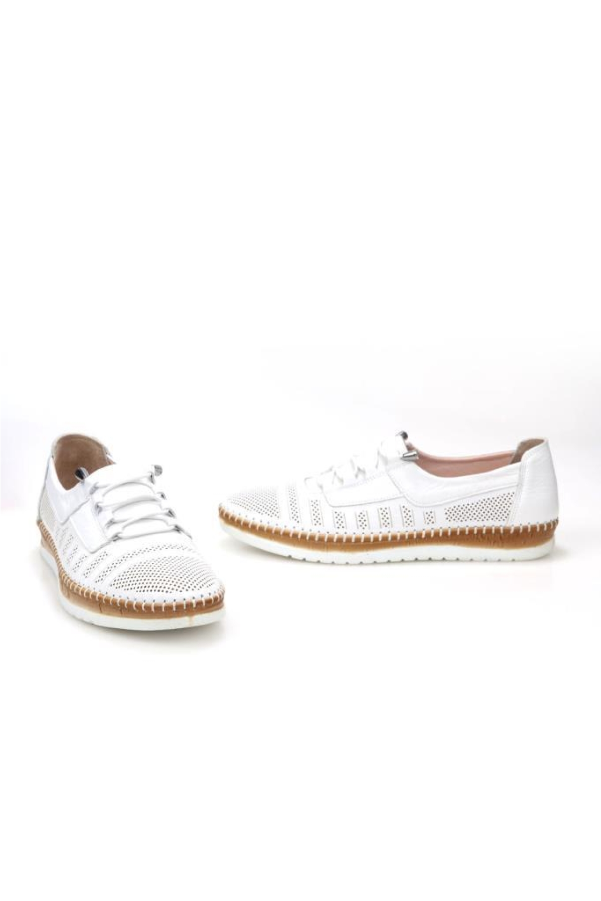 Trendi 203 Ortopedik Kadın Deri Günlük Ayakkabı - Görsel 5