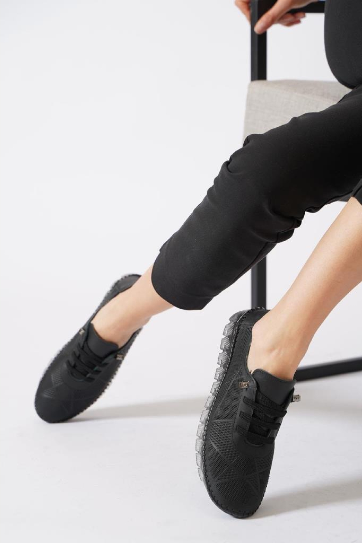 03194 Ortopedik Kadın Günlük Deri Ayakkabı - Görsel 4