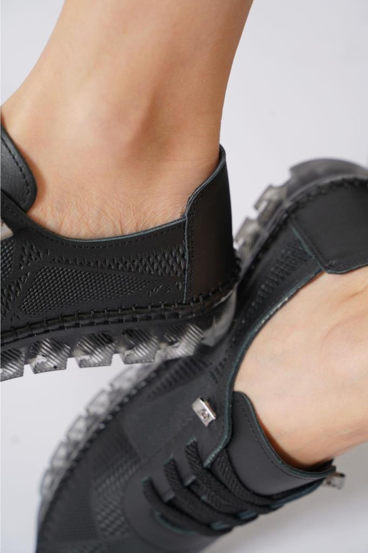 03194 Ortopedik Kadın Günlük Deri Ayakkabı - Görsel 5