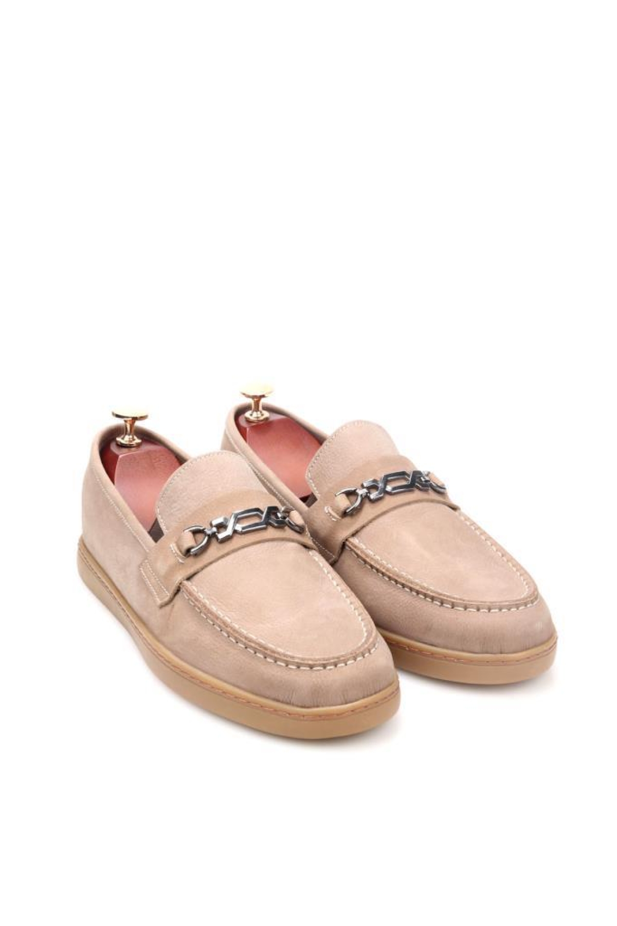 Pisagor Ps-33090 Erkek Hakiki Deri Bağcıksız Günlük Babet Ayakkabı - Görsel 3