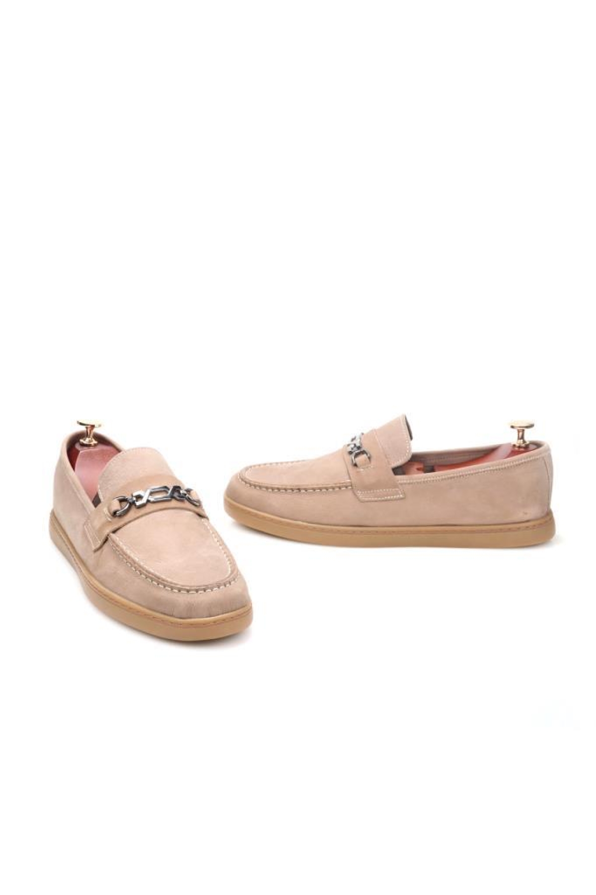 Pisagor Ps-33090 Erkek Hakiki Deri Bağcıksız Günlük Babet Ayakkabı - Görsel 4