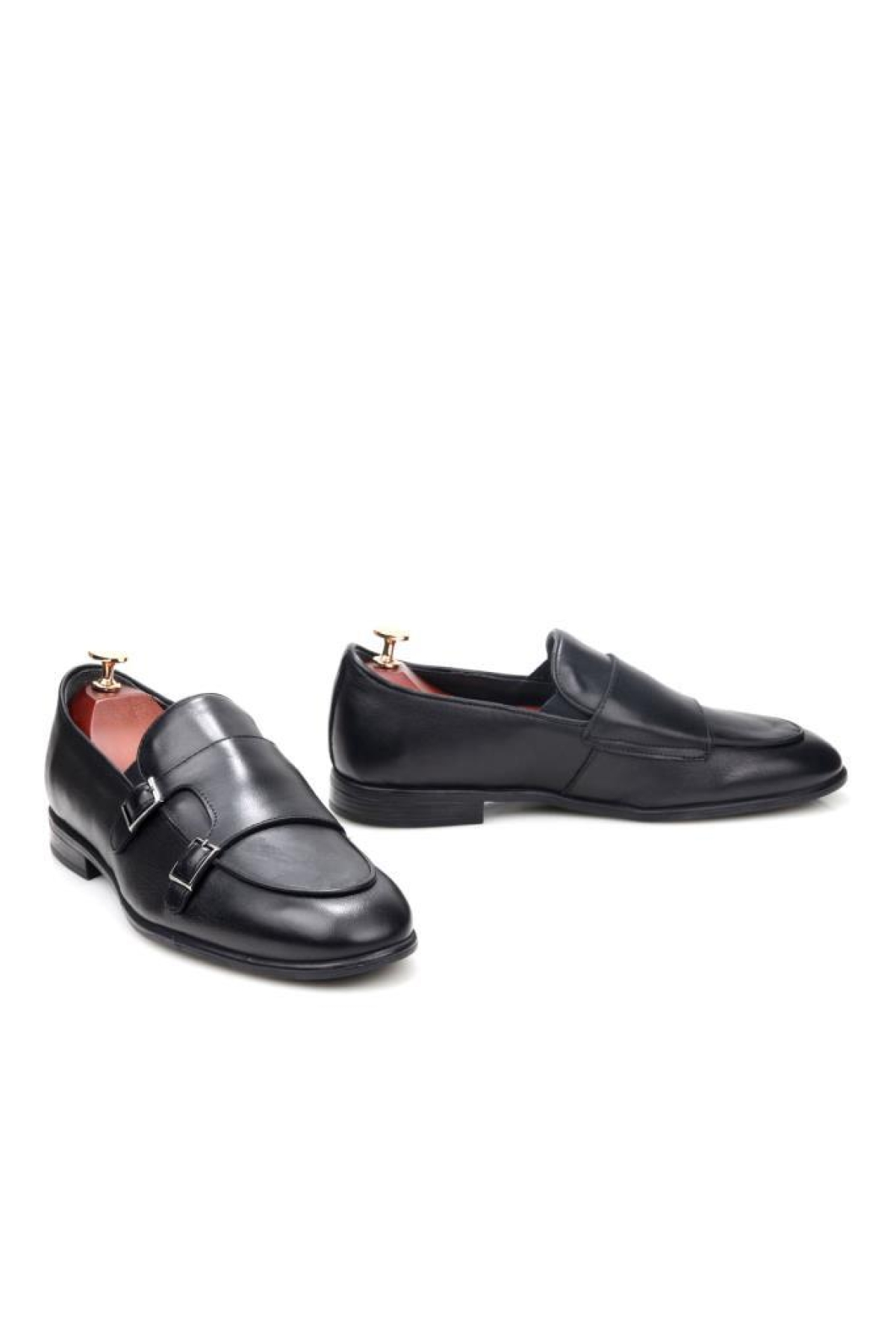 Pisagor Ps-33150 Erkek Çift Tokalı Hakiki Deri Günlük Ayakkabı - Görsel 5