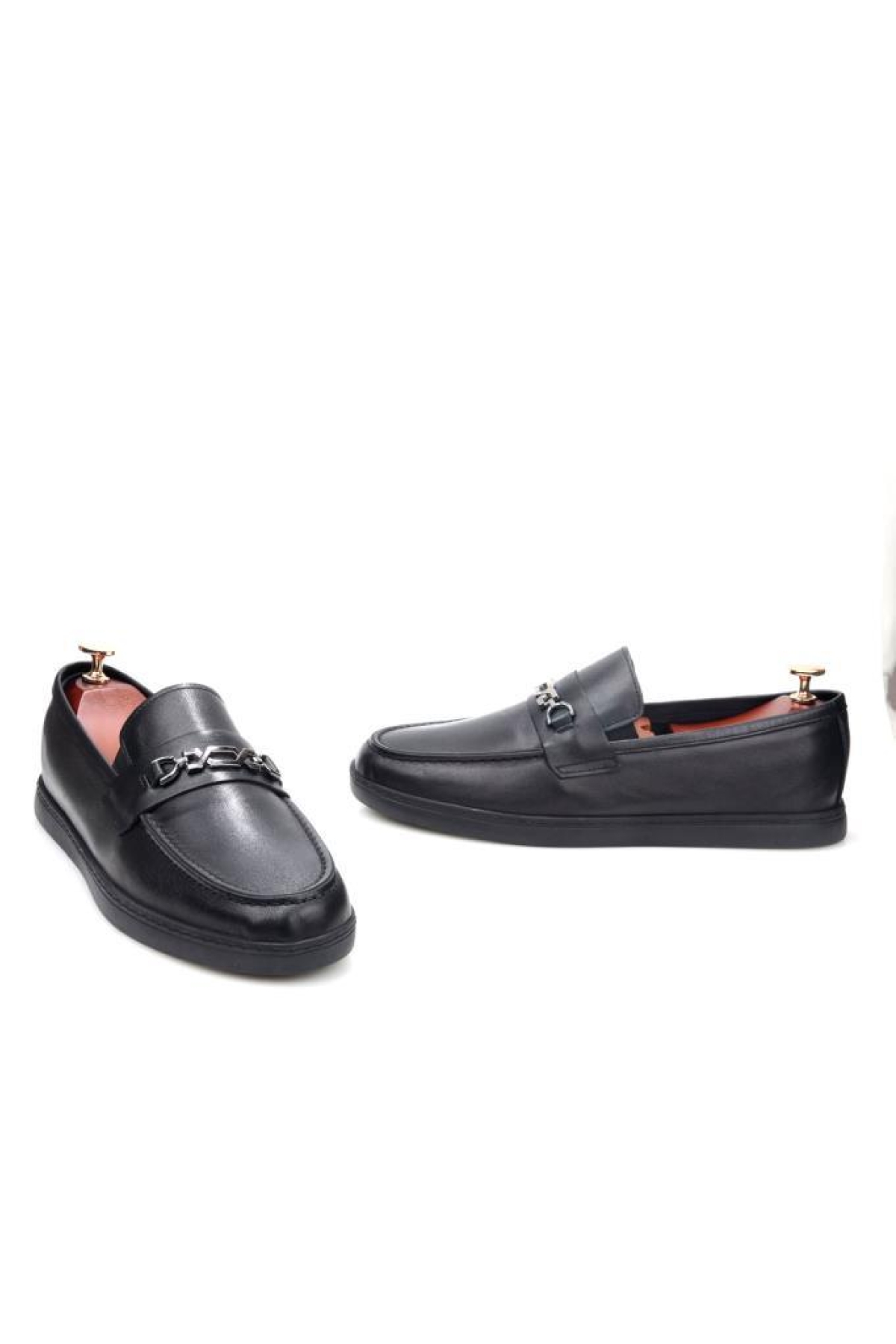 Pisagor Ps-33090 Erkek Hakiki Deri Bağcıksız Günlük Babet Ayakkabı - Görsel 4