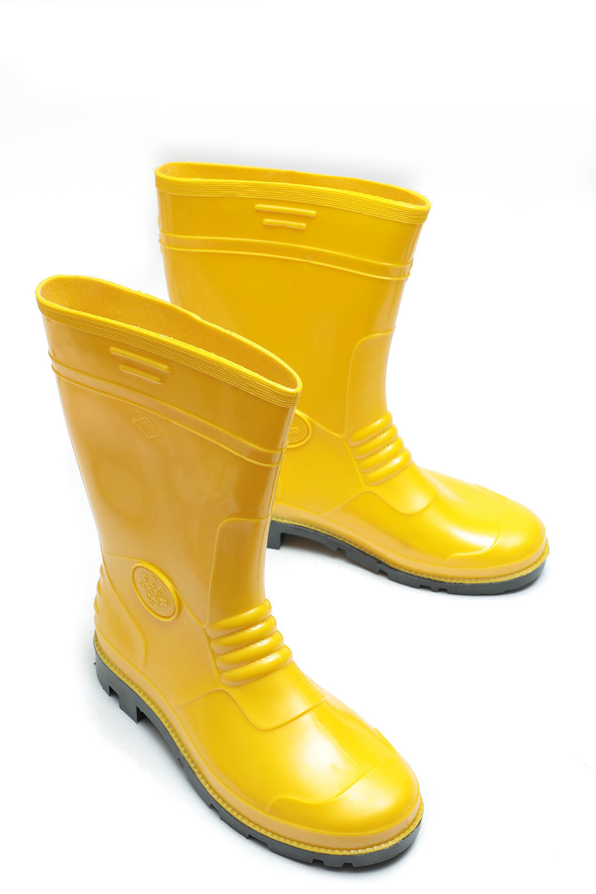 Erkek Kısa PVC Su Geçirmez İçi İnce Astarlı İş Çizme - Görsel 2