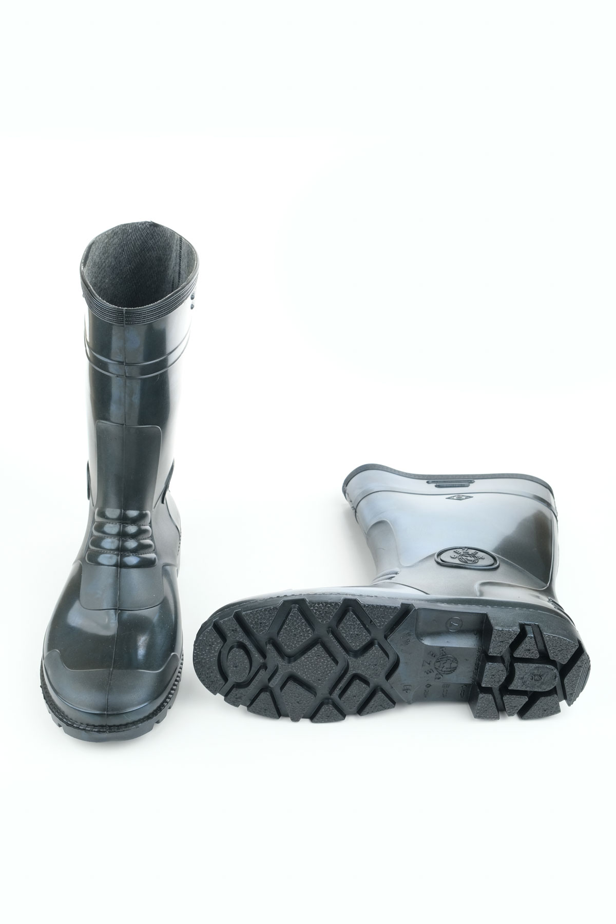 Erkek Kısa PVC Su Geçirmez İçi İnce Astarlı İş Çizme - Görsel 6