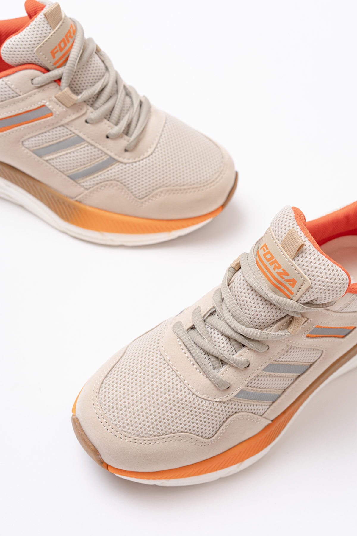 Kadın Sneaker Spor Ayakkabı 2466 Bej - Görsel 4