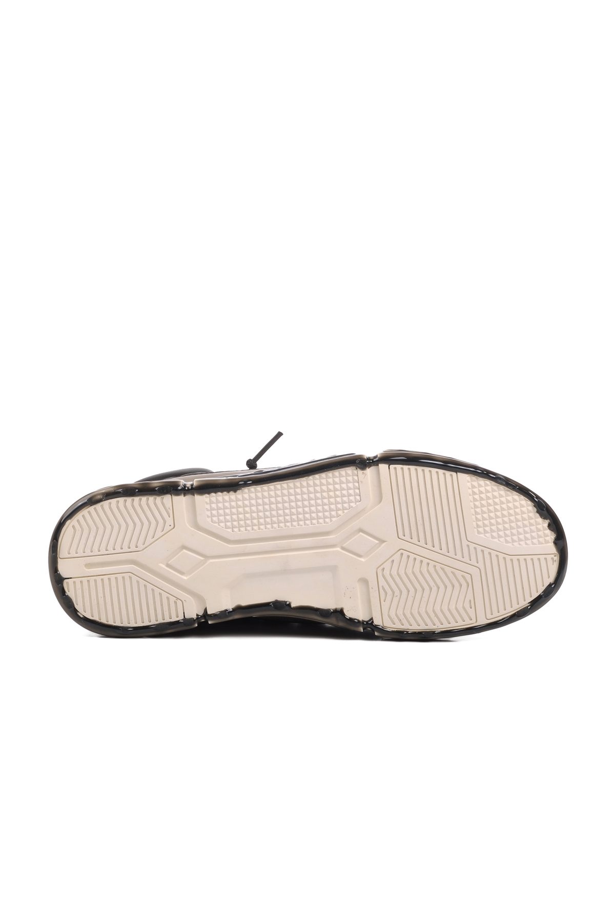 Siyah Hakiki Deri Bilek Boy Erkek Sneaker - Görsel 6