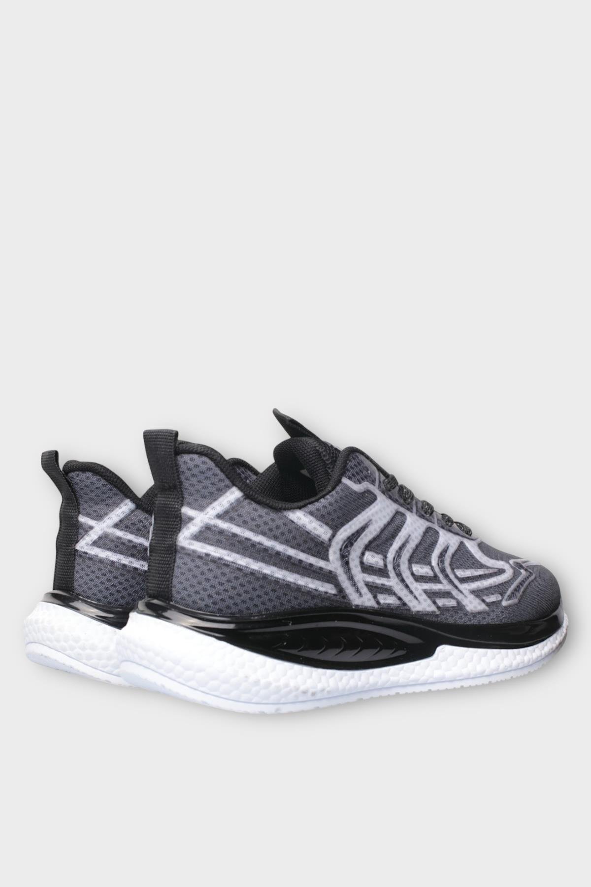 Erkek Günlük Koşu Yürüyüş Spor Ayakkabı SİYAH - Görsel 5