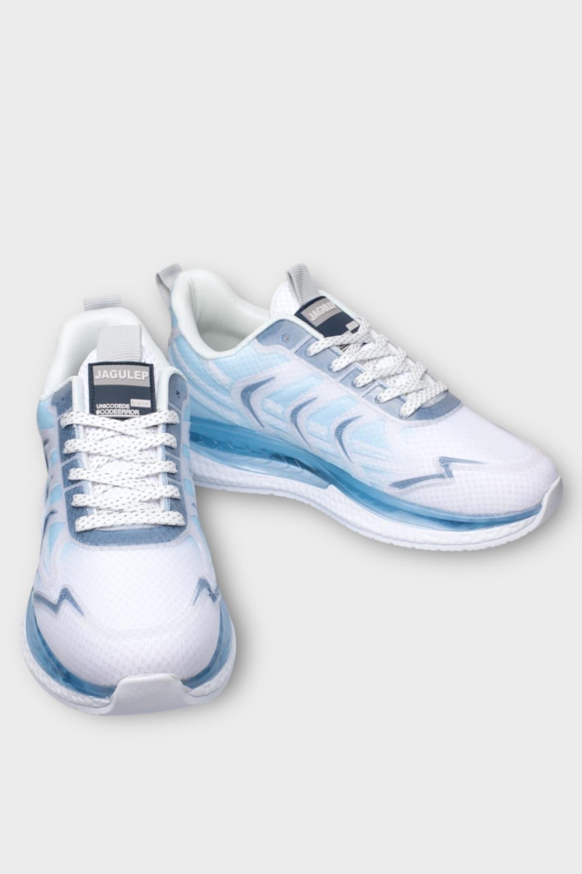 Erkek Günlük Koşu Yürüyüş Spor Ayakkabı MAVİ - BEYAZ - Görsel 3