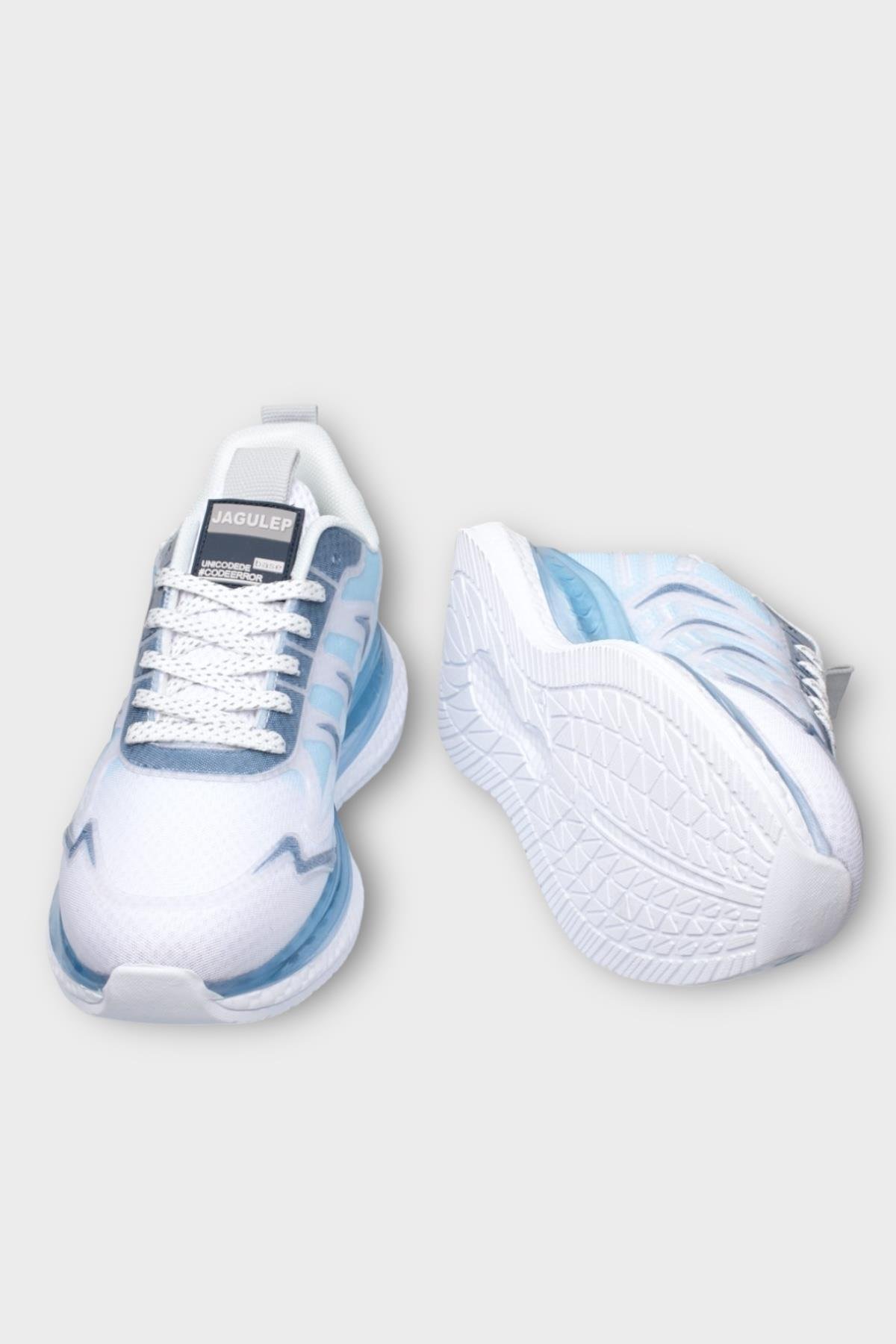 Erkek Günlük Koşu Yürüyüş Spor Ayakkabı MAVİ - BEYAZ - Görsel 6