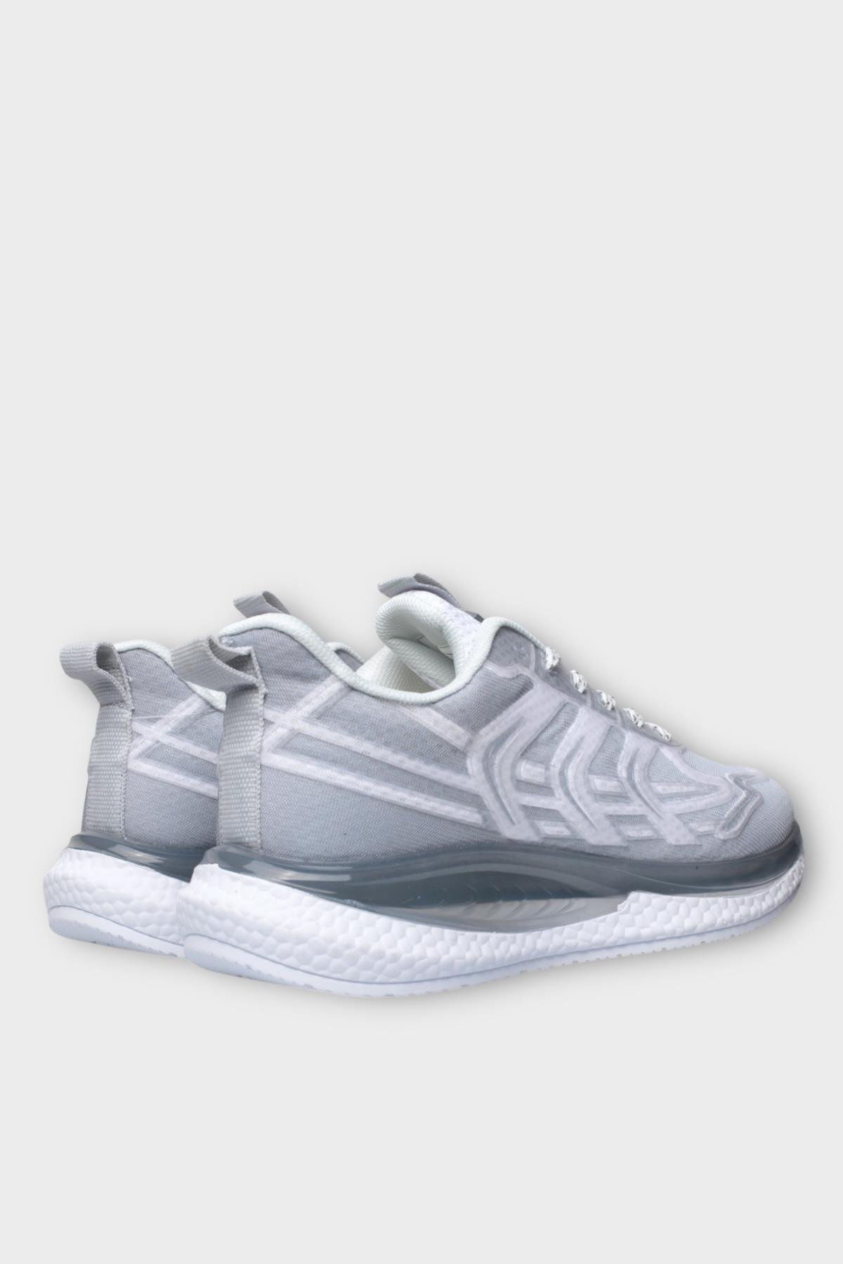 Erkek Günlük Koşu Yürüyüş Spor Ayakkabı GRİ - BEYAZ - Görsel 5