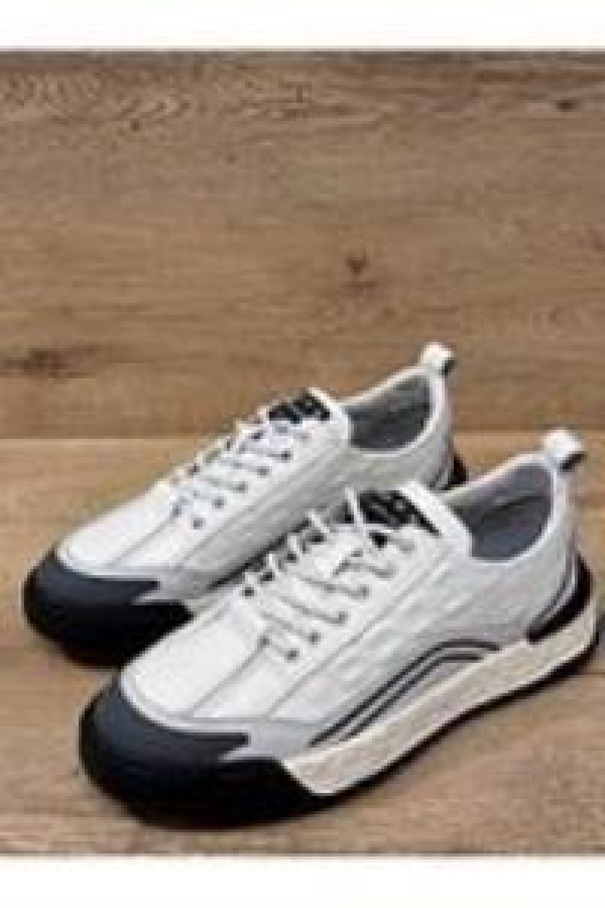 Lastik Bağcıklı Hazır Taban Hakiki Deri Casual Ayakkabı - Görsel 2