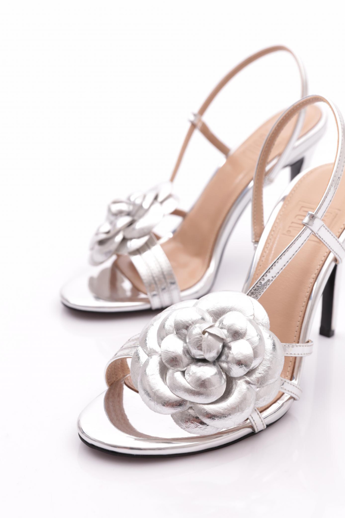 1030 Kadin Aksesuarli Topuklu Ayakkabi - Görsel 5