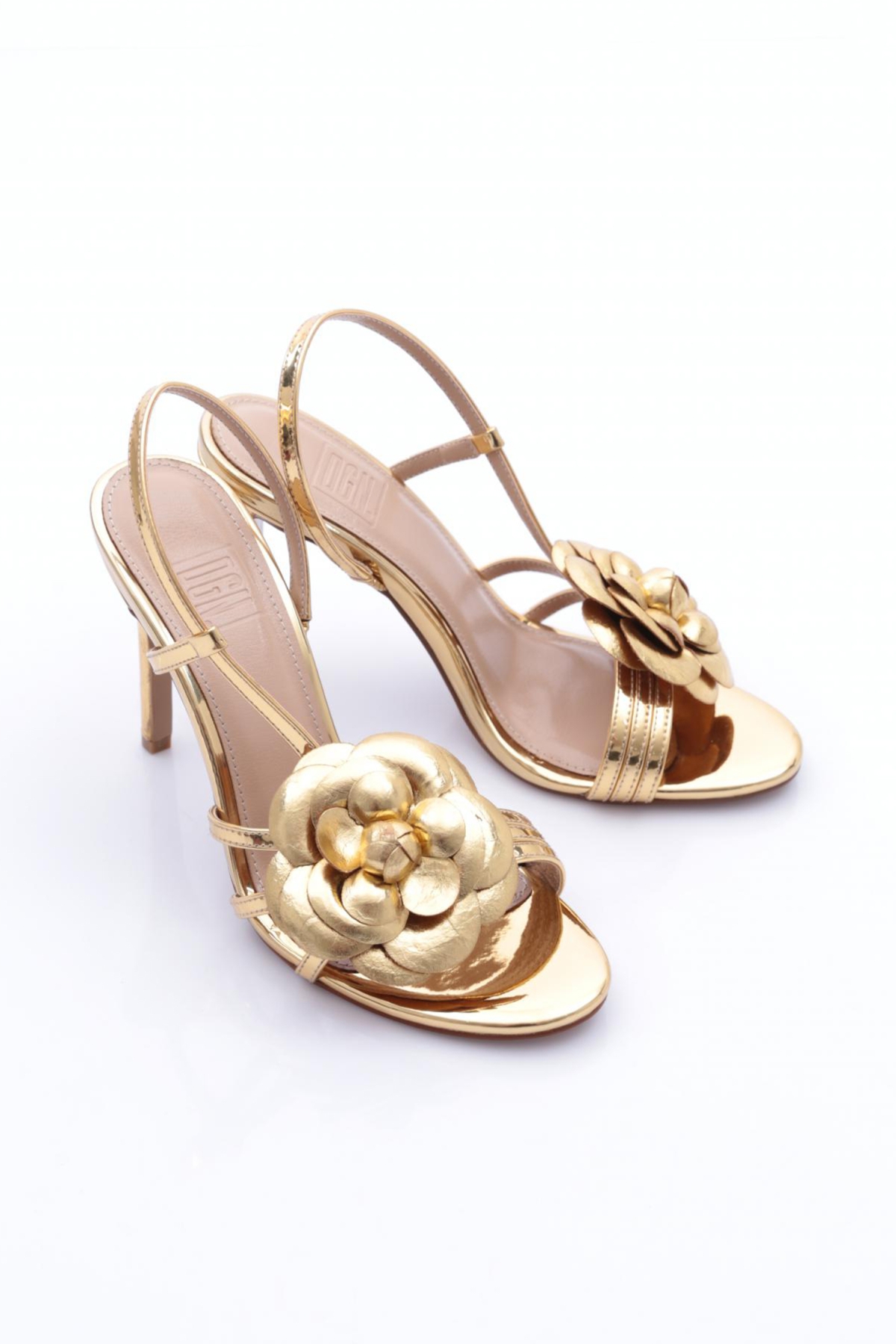 1030 Kadin Aksesuarli Topuklu Ayakkabi - Görsel 3