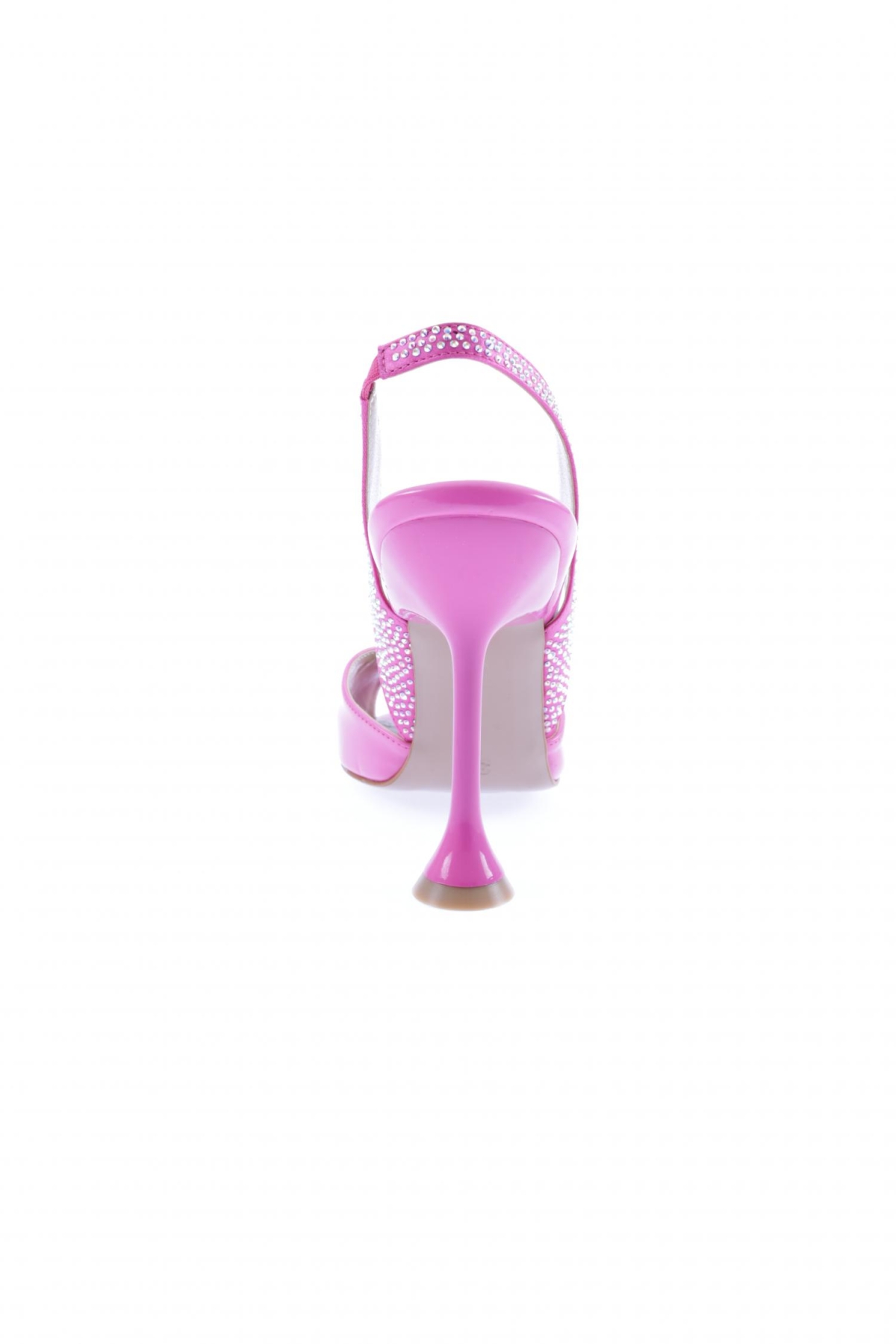 02-23Y Kadin Silver Taşli Kadeh Topuklu Ayakkabi - Görsel 5