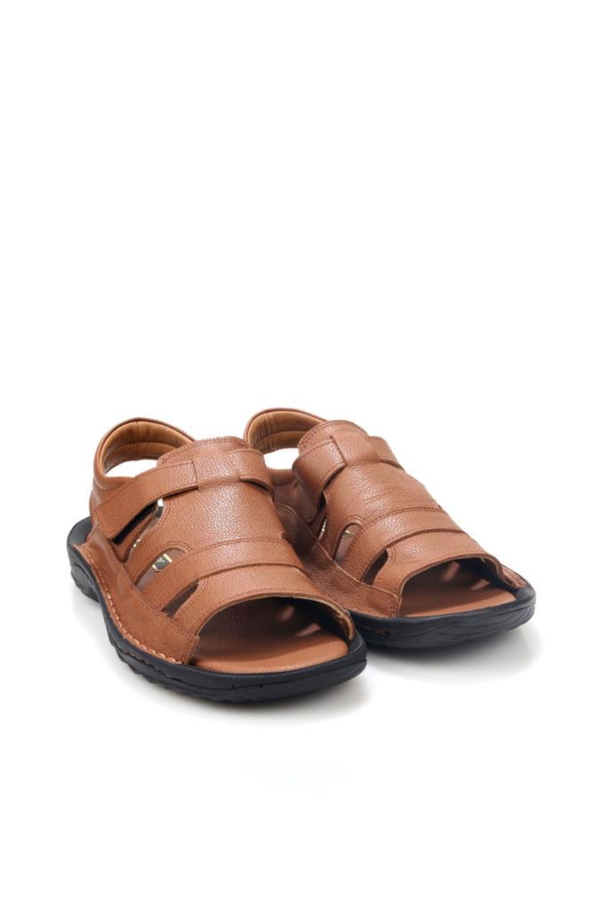 Pisagor Ps-33720 Erkek Ortopedik Deri Sandalet - Görsel 3