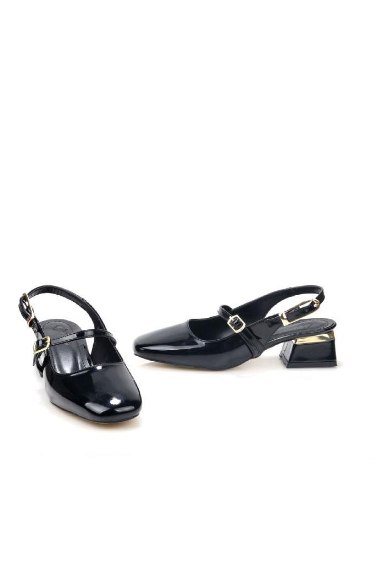 Pisagor Ps-33710 Arkası Açık Kadın Topuklu Ayakkabı - Görsel 4