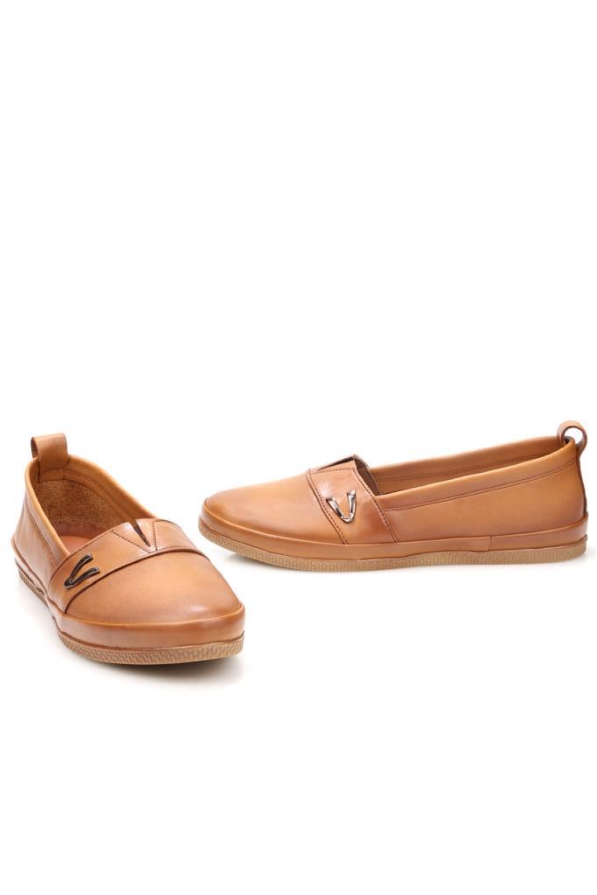 Pisagor Ps-32280 Ortopedik Kadın Günlük Deri Ayakkabı - Görsel 4