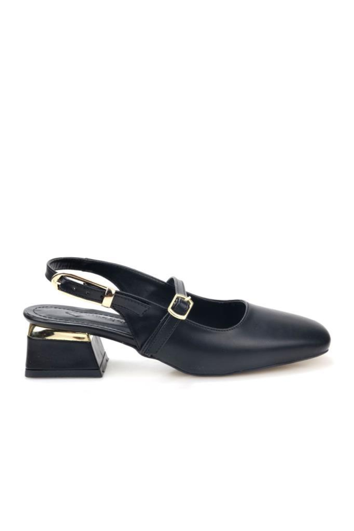 Pisagor Ps-33710 Arkası Açık Kadın Topuklu Ayakkabı - Görsel 2