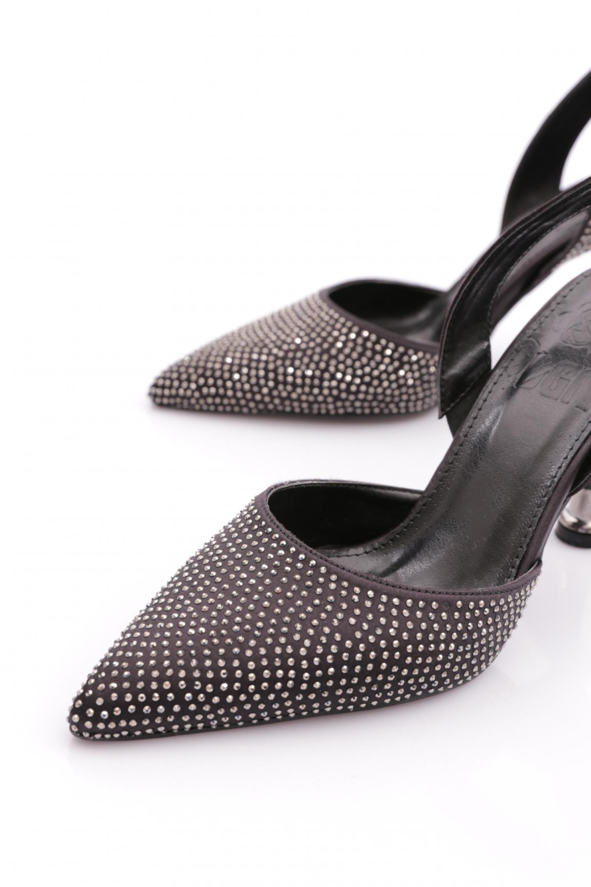 516 Kadin Arkadan Geçirmeli Topuklu Ayakkabi - Görsel 5