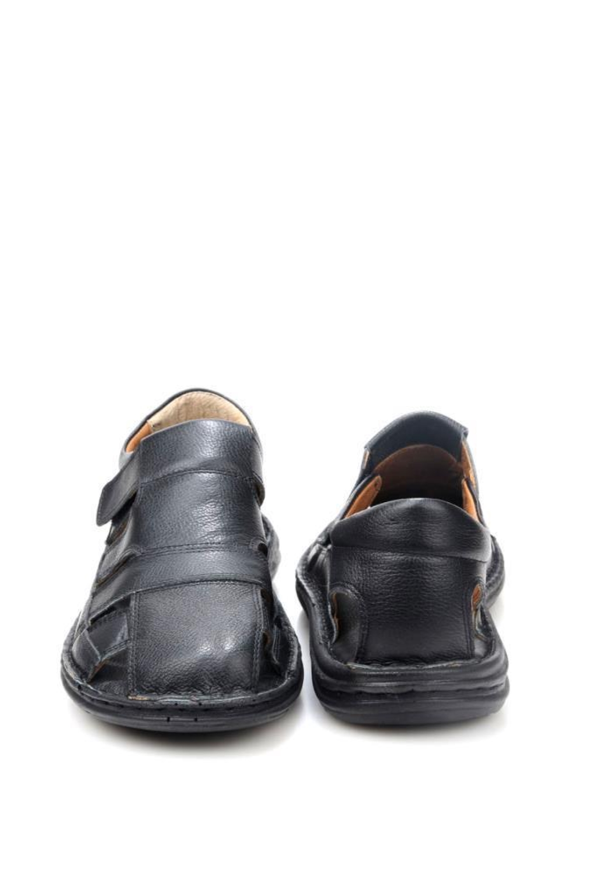 Pisagor Ps-33760 Erkek Ortopedik Deri Günlük Sandalet Ayakkabı - Görsel 5