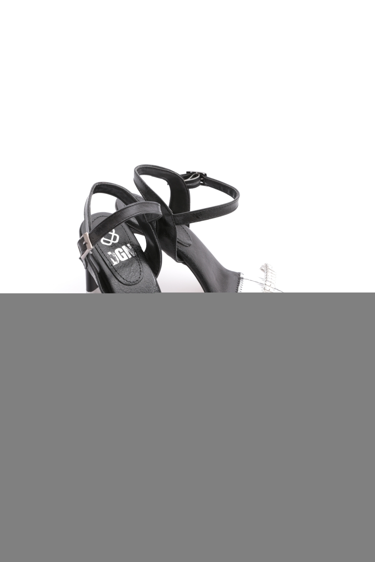 334 Kadin Taş Süslemeli Topuklu Ayakkabi - Görsel 3