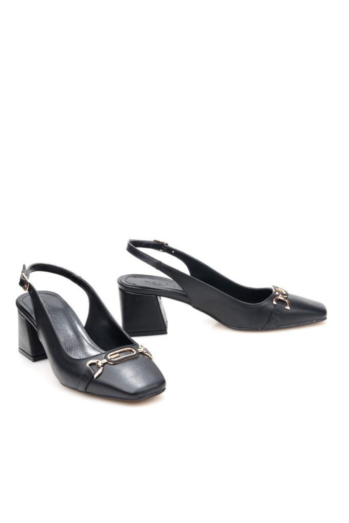 Ony 03291 Kadın Arkası Açık Topuklu Ayakkabı - Görsel 5