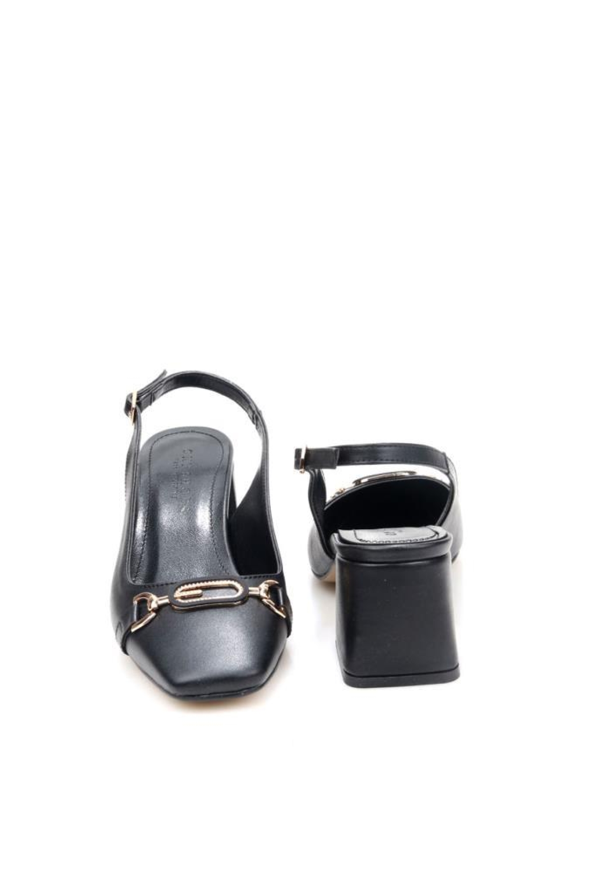 Ony 03291 Kadın Arkası Açık Topuklu Ayakkabı - Görsel 6