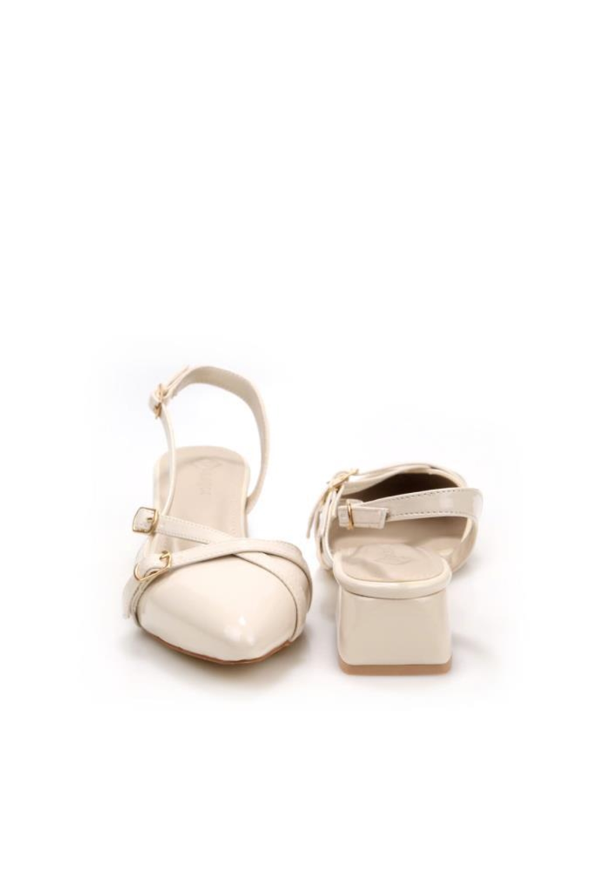 Pisagor Ps-33310 Kadın Klasik 3 Cm Topuklu Ayakkabı - Görsel 4